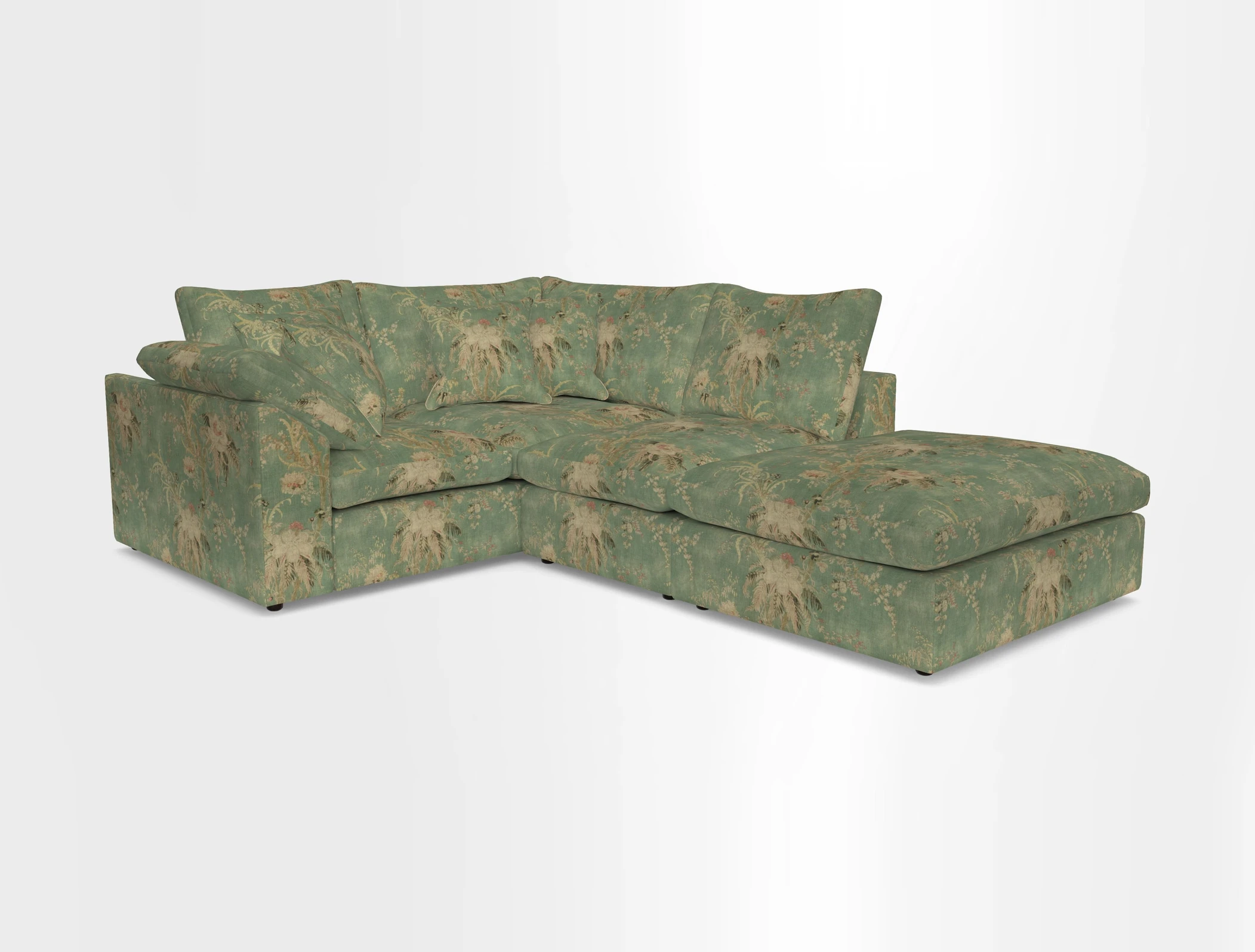 Big Softie Sloped Arm Small Corner Group LHF in Sahara Chalk