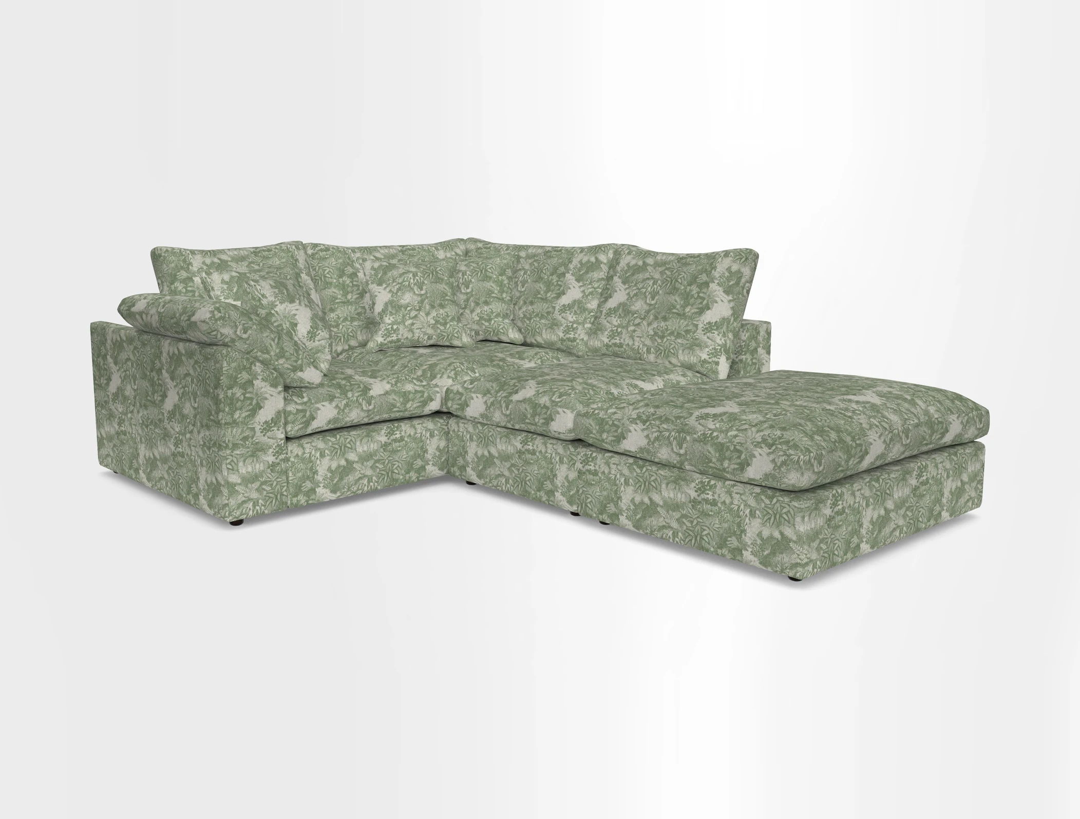 Big Softie Sloped Arm Small Corner Group LHF in Sahara Chalk