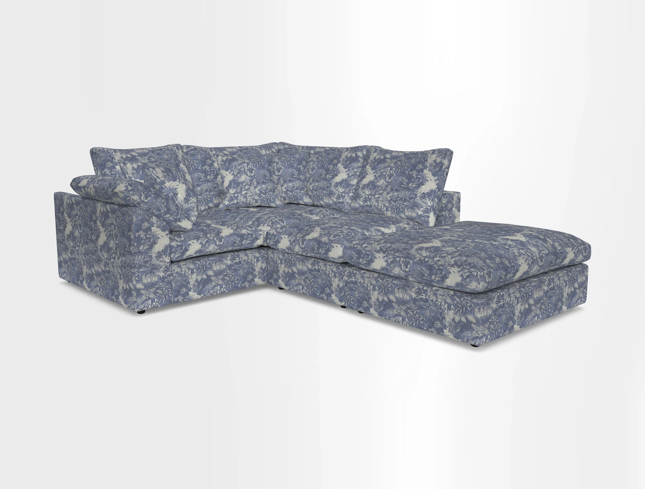 Big Softie Sloped Arm Small Corner Group LHF in Sahara Chalk