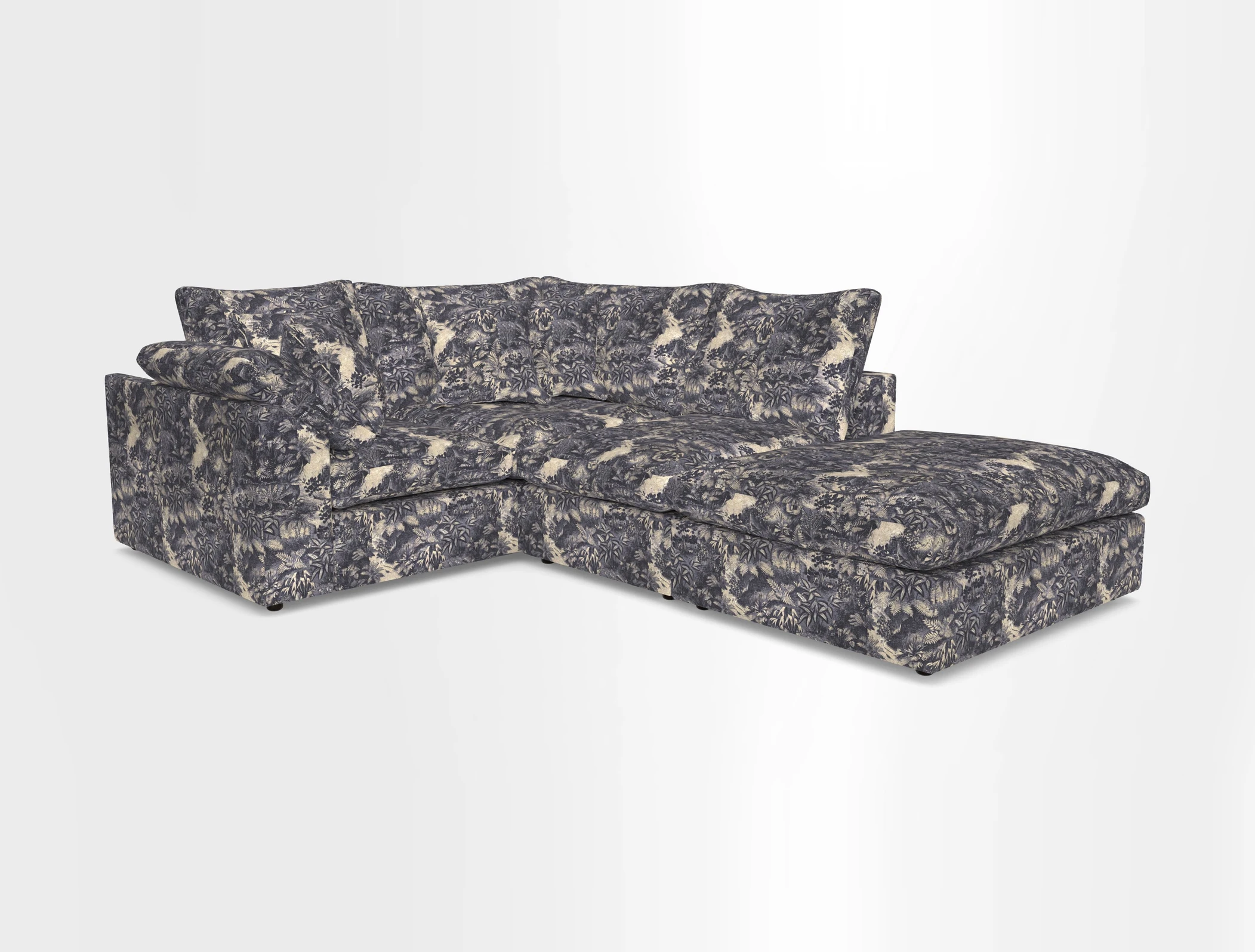 Big Softie Sloped Arm Small Corner Group LHF in Sahara Chalk