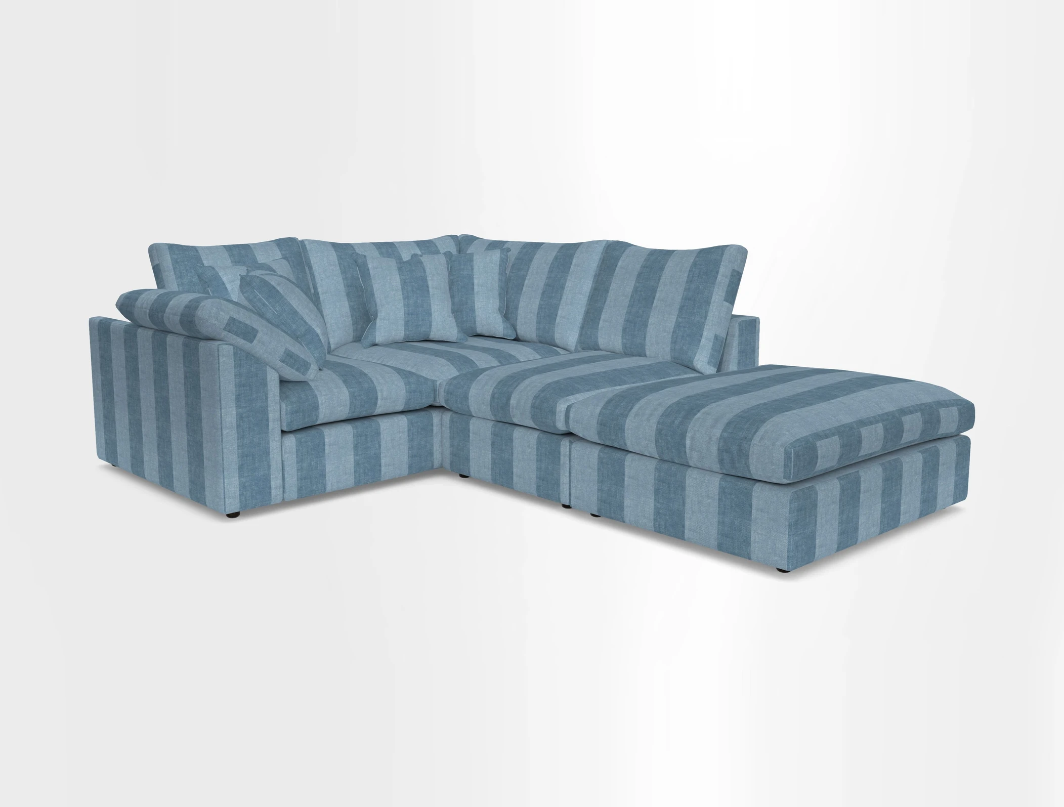 Big Softie Sloped Arm Small Corner Group LHF in Sahara Chalk