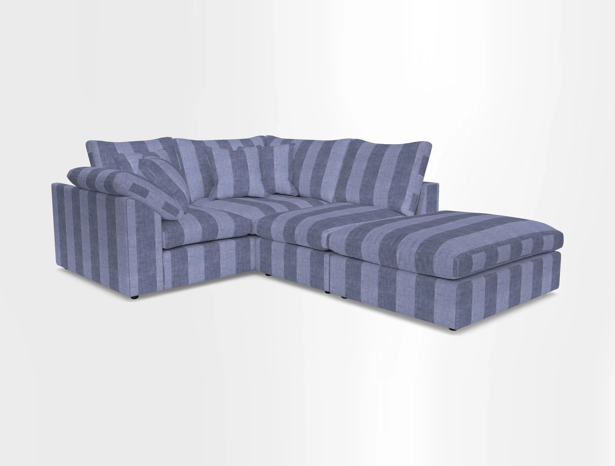 Big Softie Sloped Arm Small Corner Group LHF in Sahara Chalk