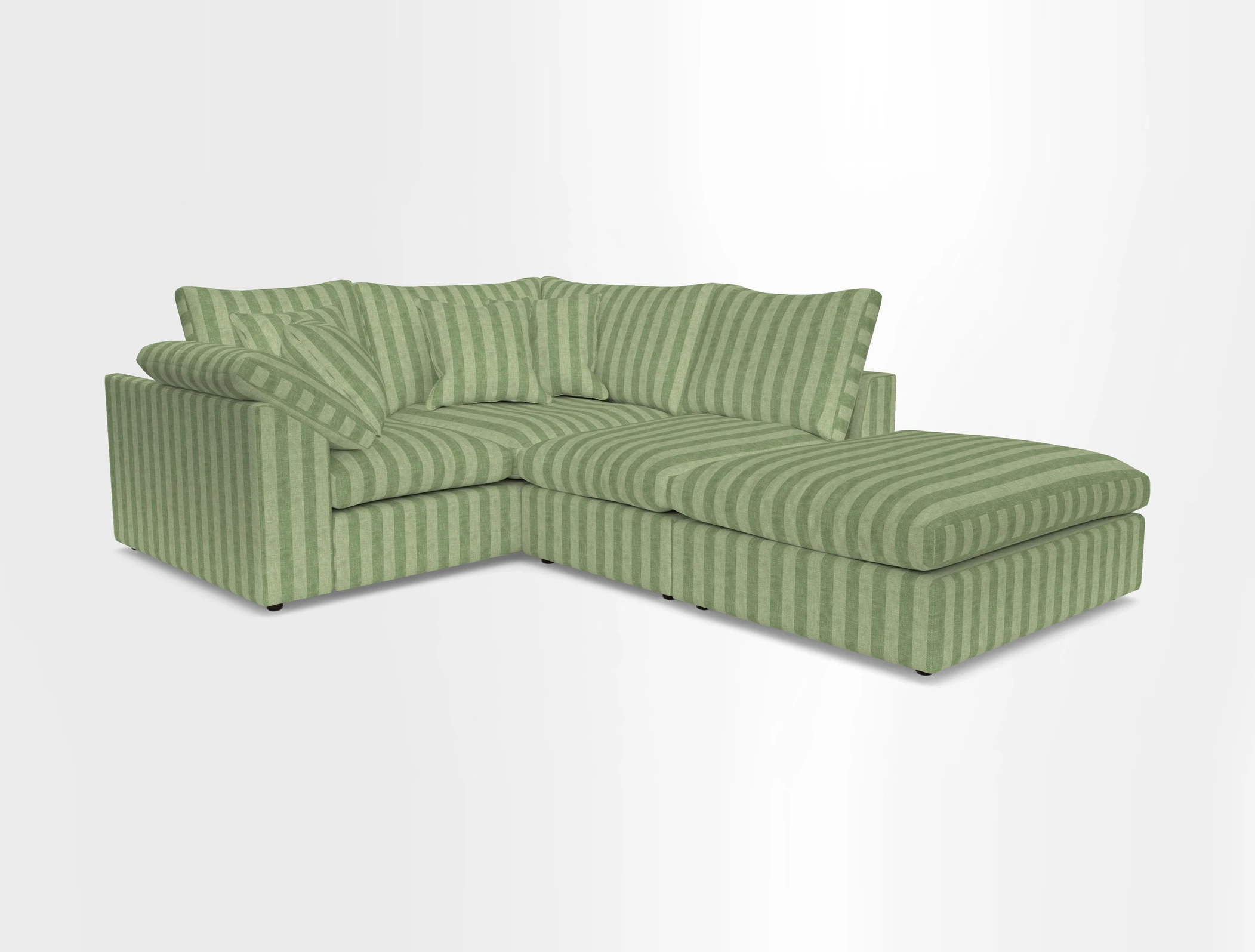 Big Softie Sloped Arm Small Corner Group LHF in Sahara Chalk