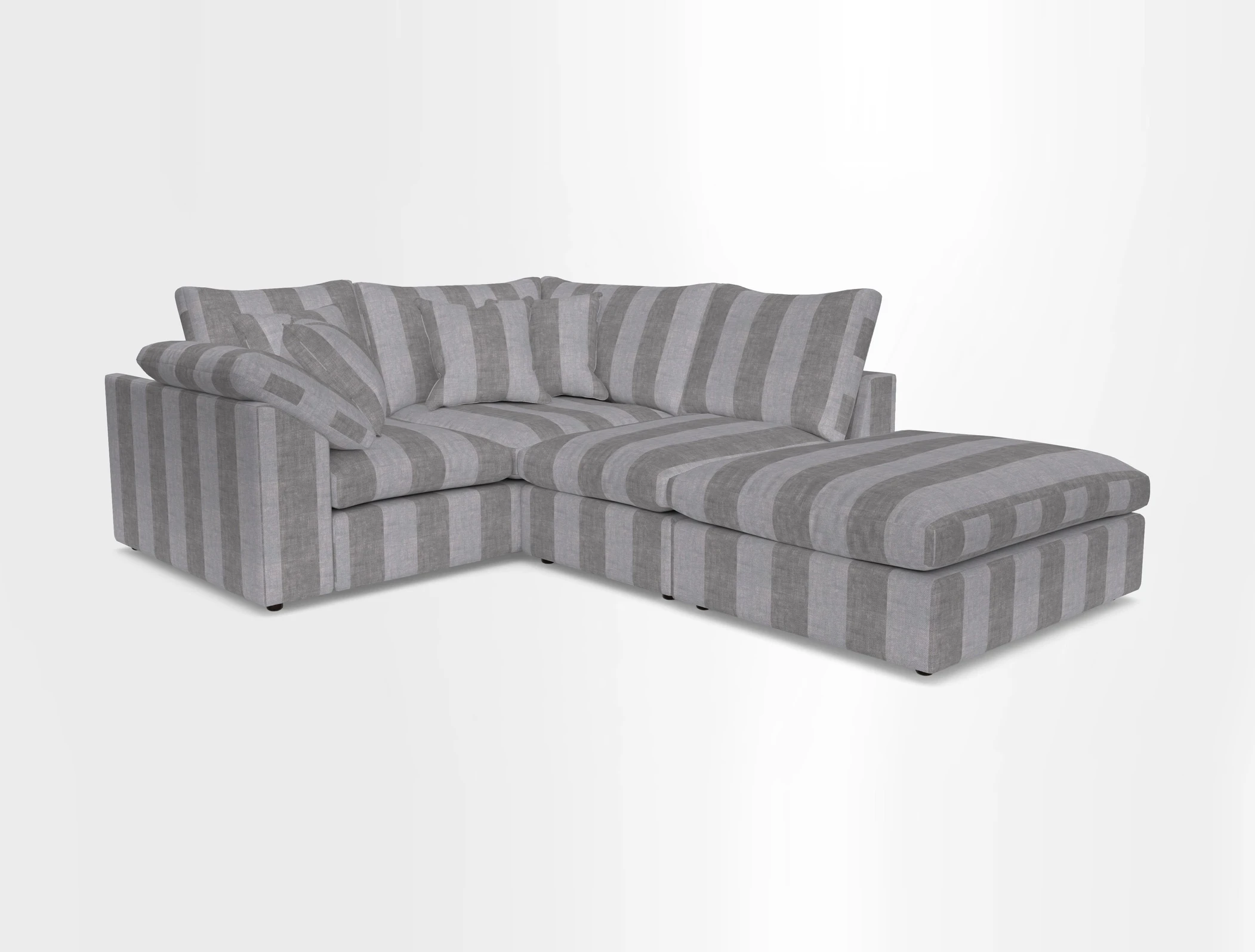 Big Softie Sloped Arm Small Corner Group LHF in Sahara Chalk