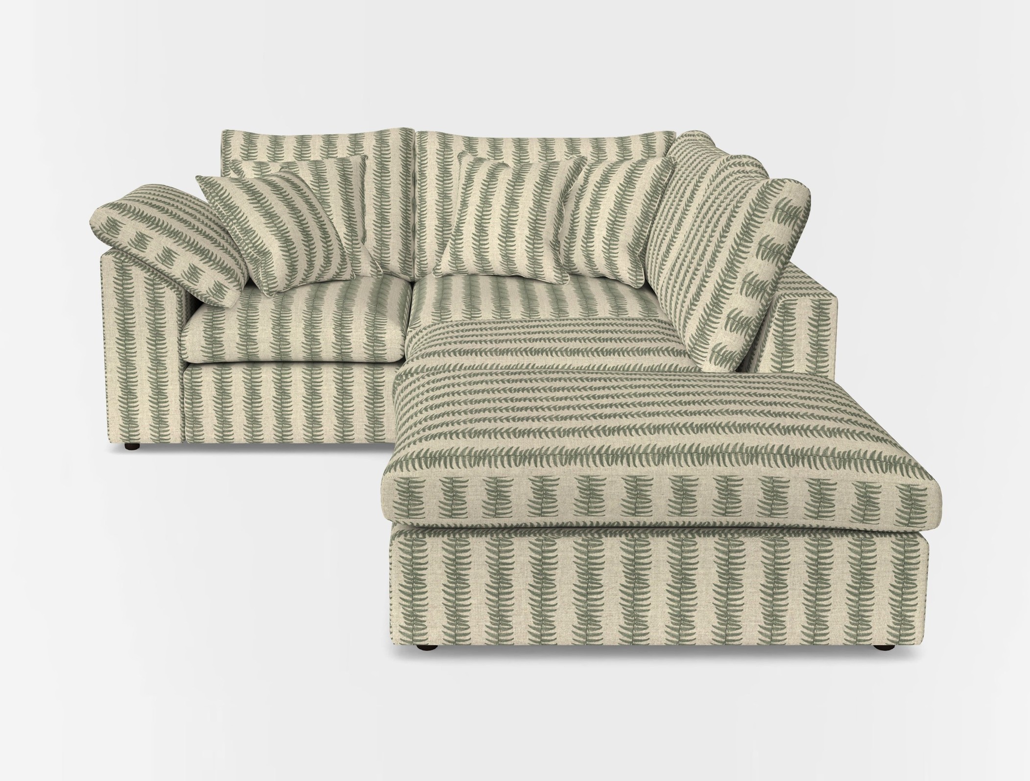 Big softie sloped arm front
