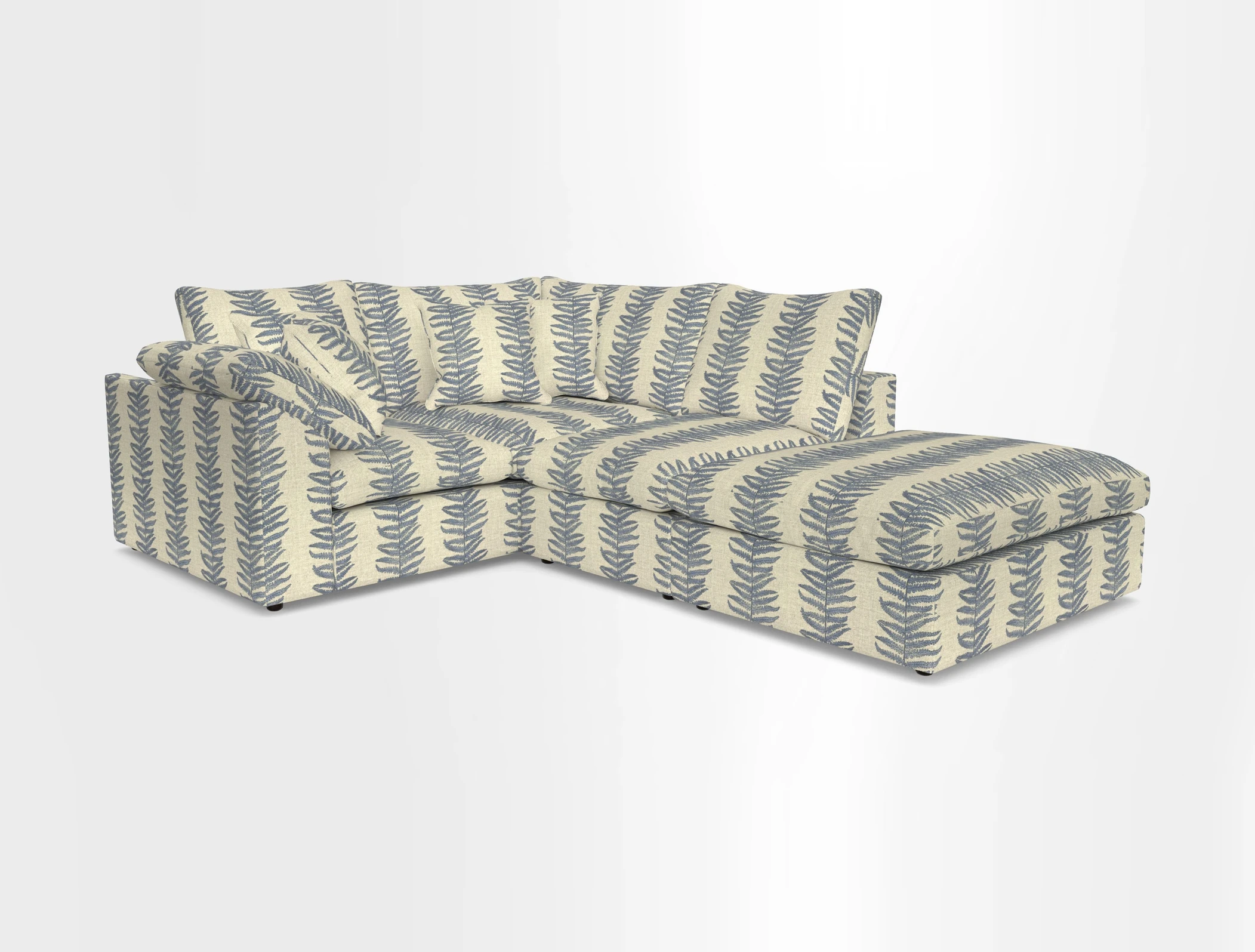 Big Softie Sloped Arm Small Corner Group LHF in Sahara Chalk