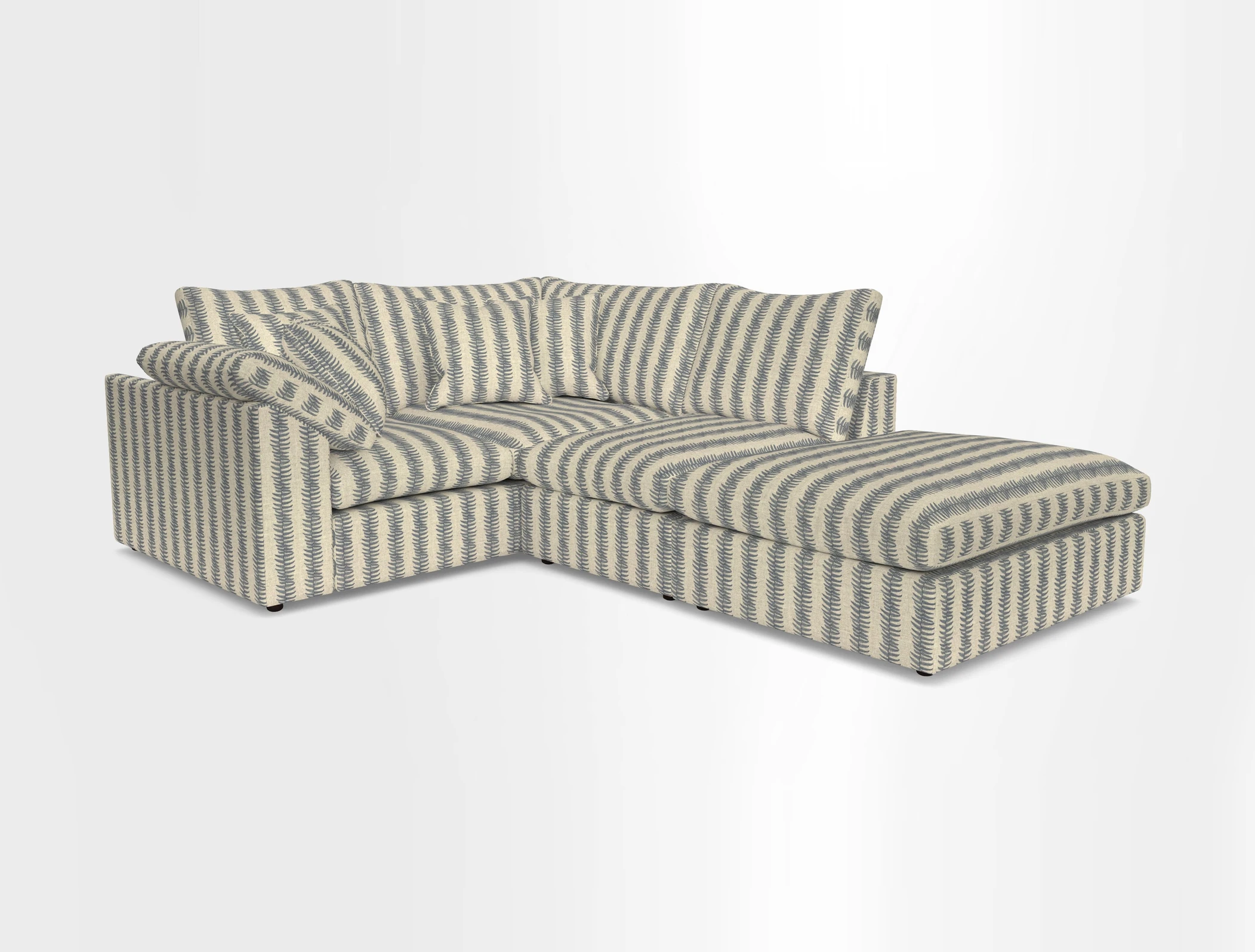 Big Softie Sloped Arm Small Corner Group LHF in Sahara Chalk