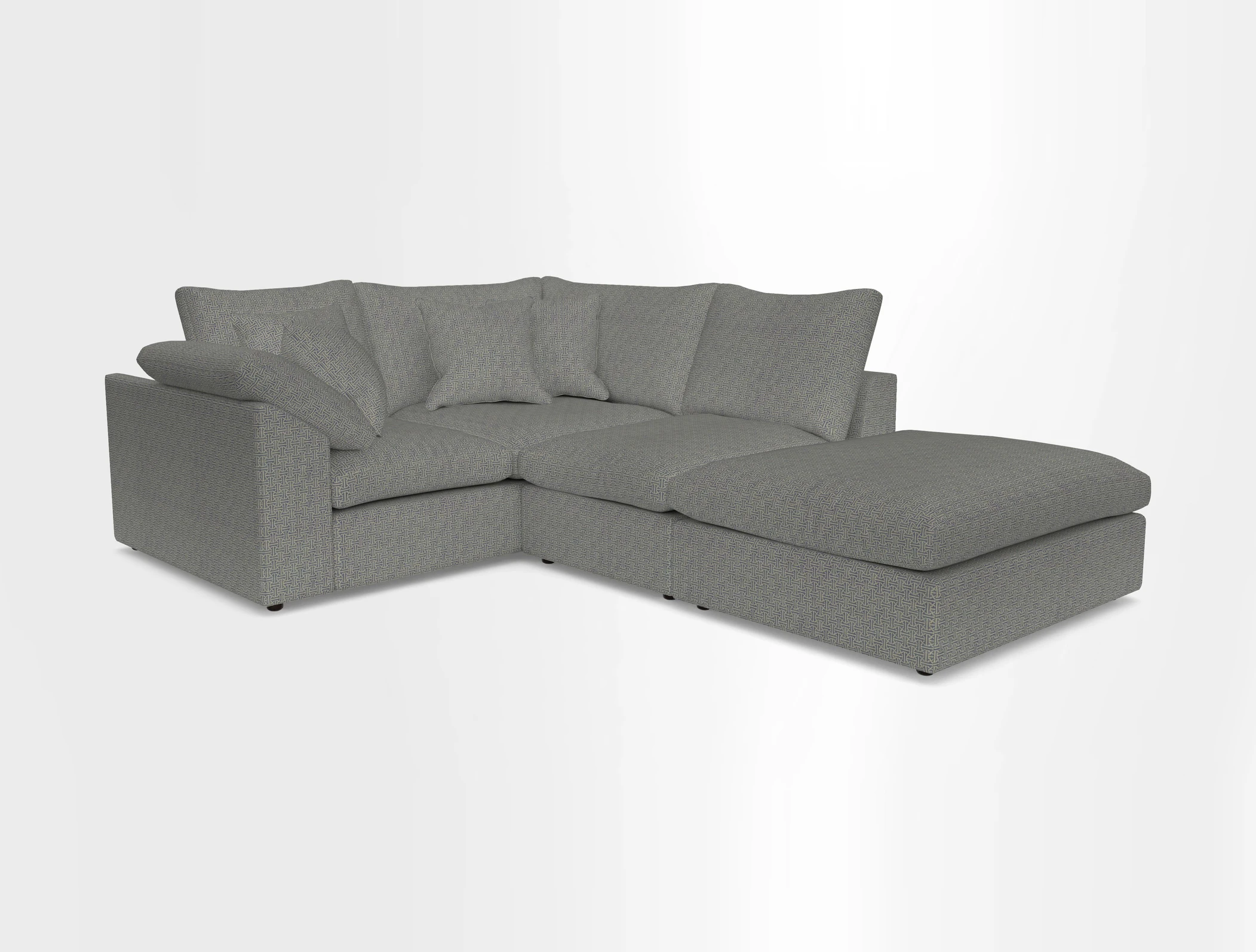 Big Softie Sloped Arm Small Corner Group LHF in Sahara Chalk