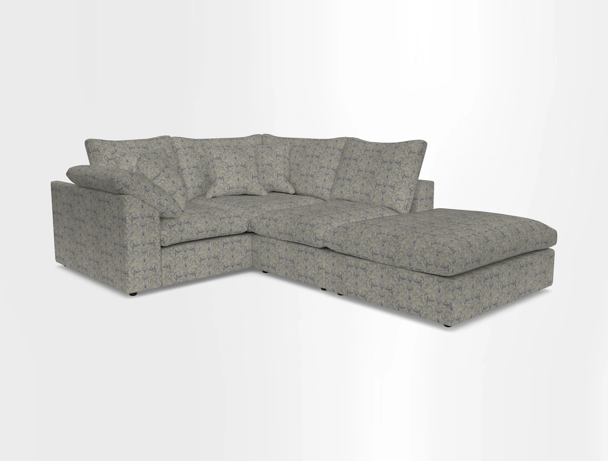 Big Softie Sloped Arm Small Corner Group LHF in Sahara Chalk