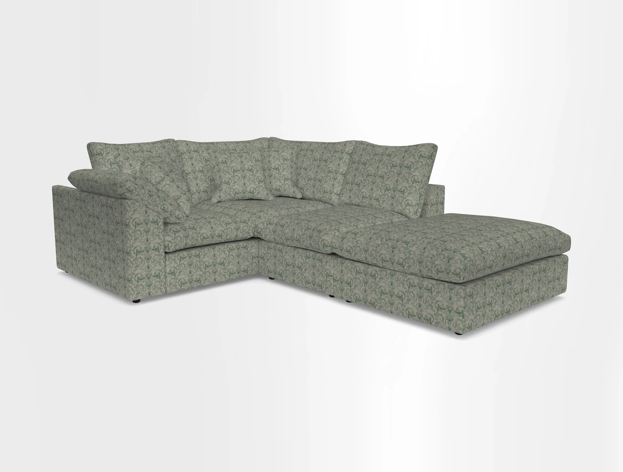 Big Softie Sloped Arm Small Corner Group LHF in Sahara Chalk