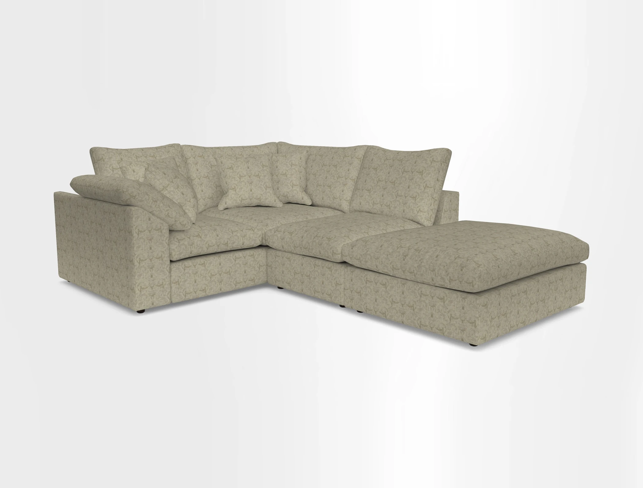 Big Softie Sloped Arm Small Corner Group LHF in Sahara Chalk