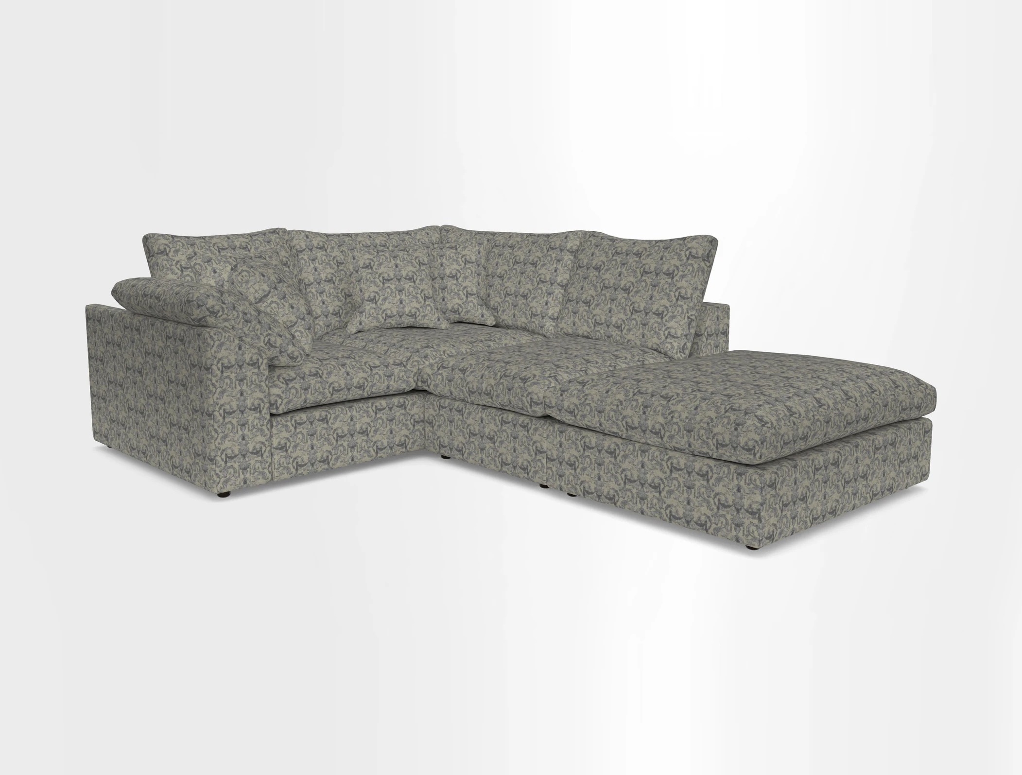 Big Softie Sloped Arm Small Corner Group LHF in Sahara Chalk