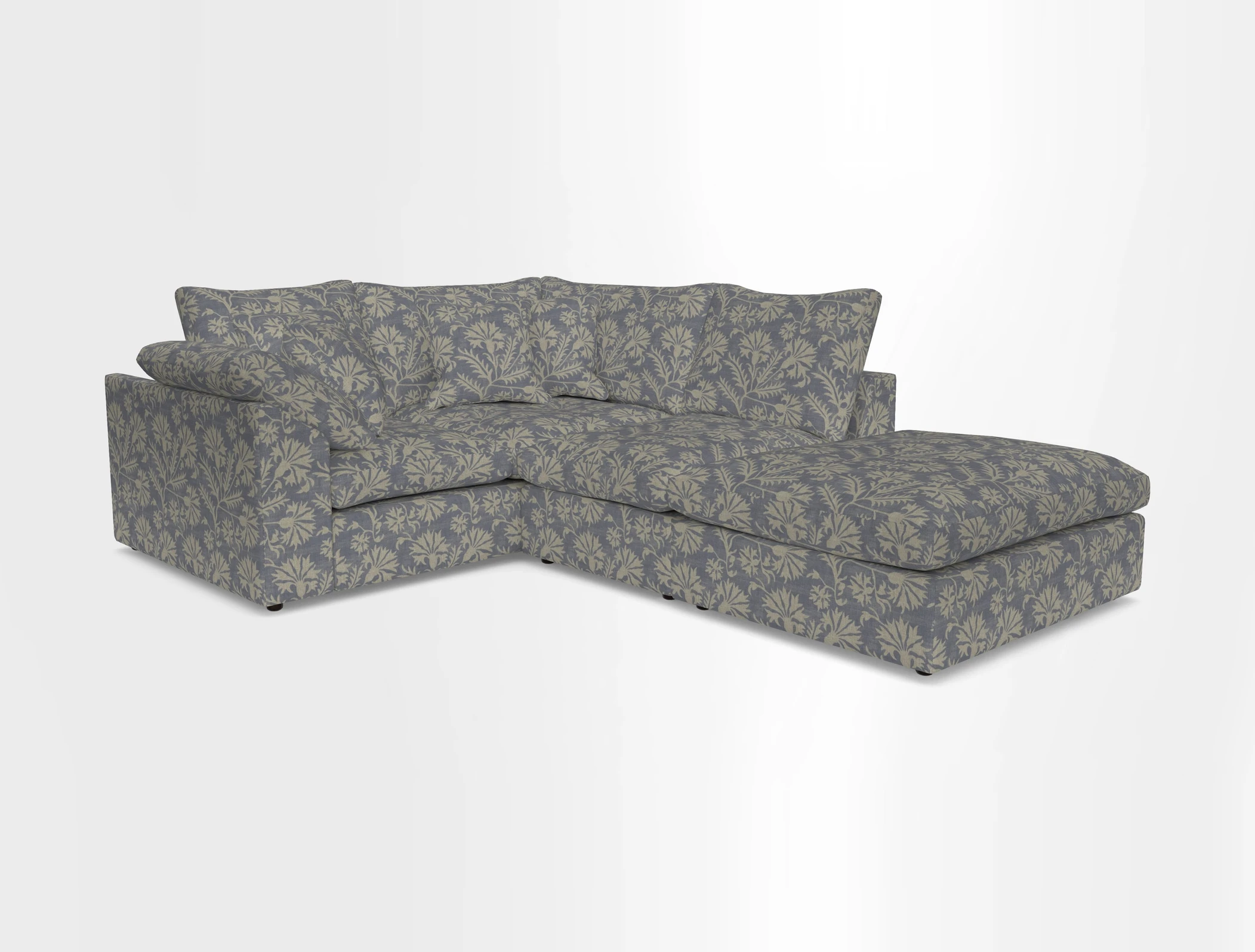 Big Softie Sloped Arm Small Corner Group LHF in Sahara Chalk