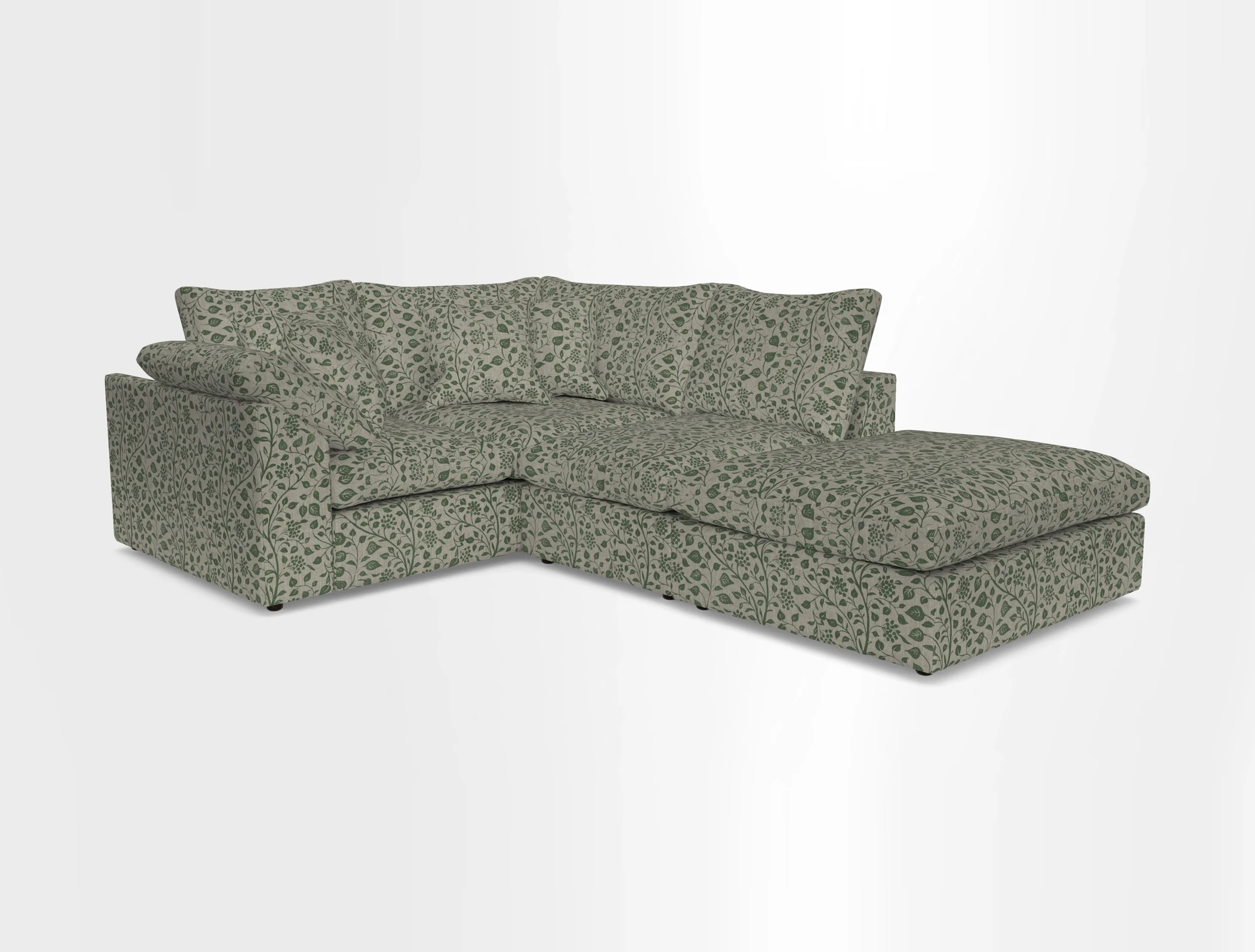 Big Softie Sloped Arm Small Corner Group LHF in Sahara Chalk