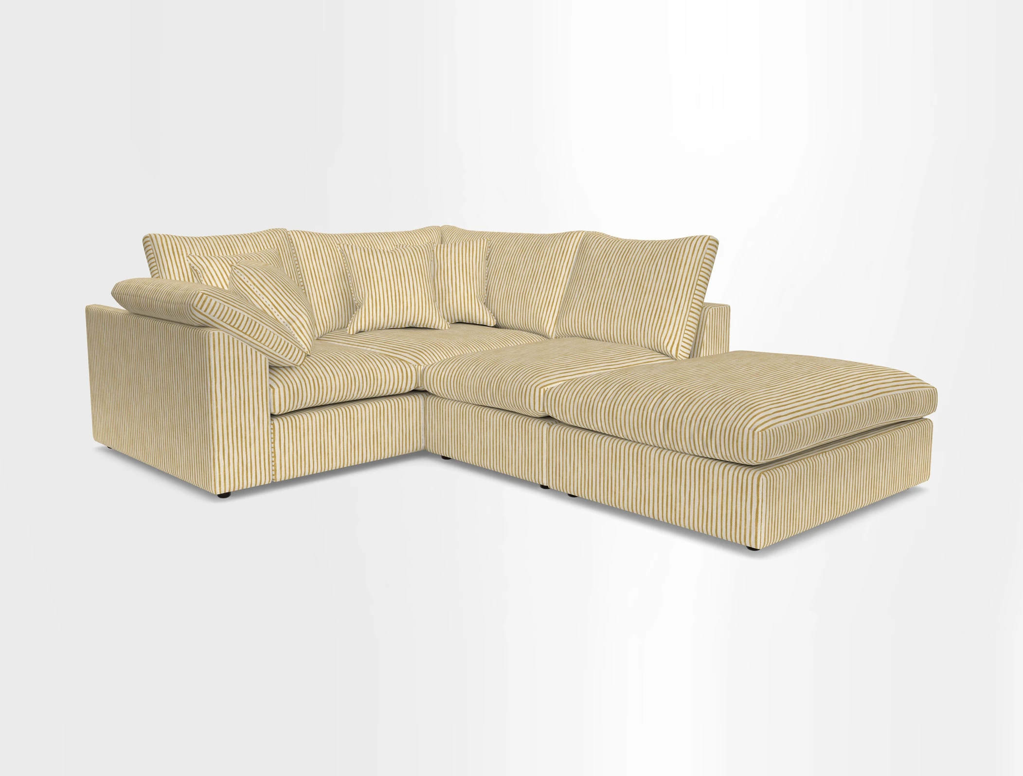 Big Softie Sloped Arm Small Corner Group LHF in Sahara Chalk