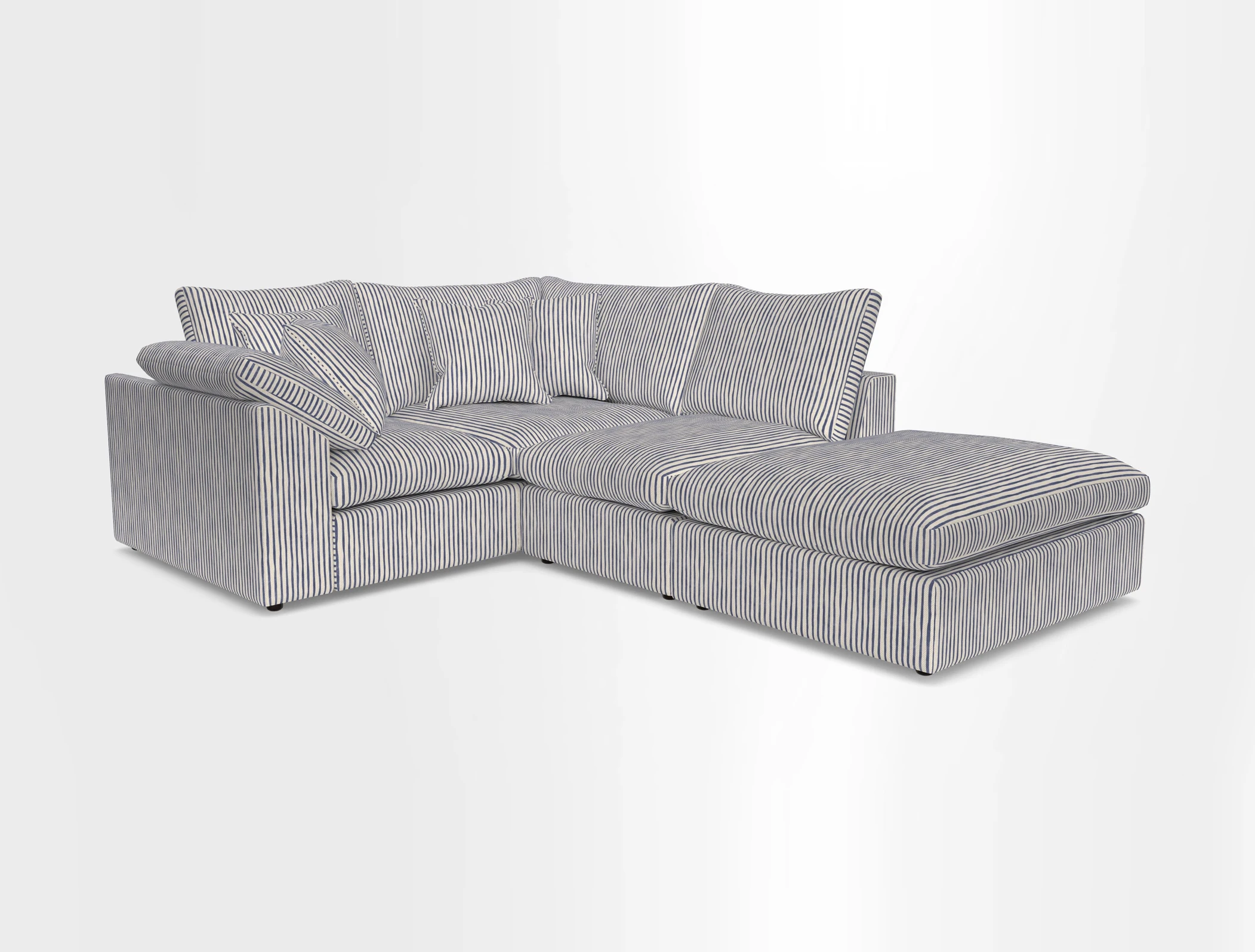 Big Softie Sloped Arm Small Corner Group LHF in Sahara Chalk