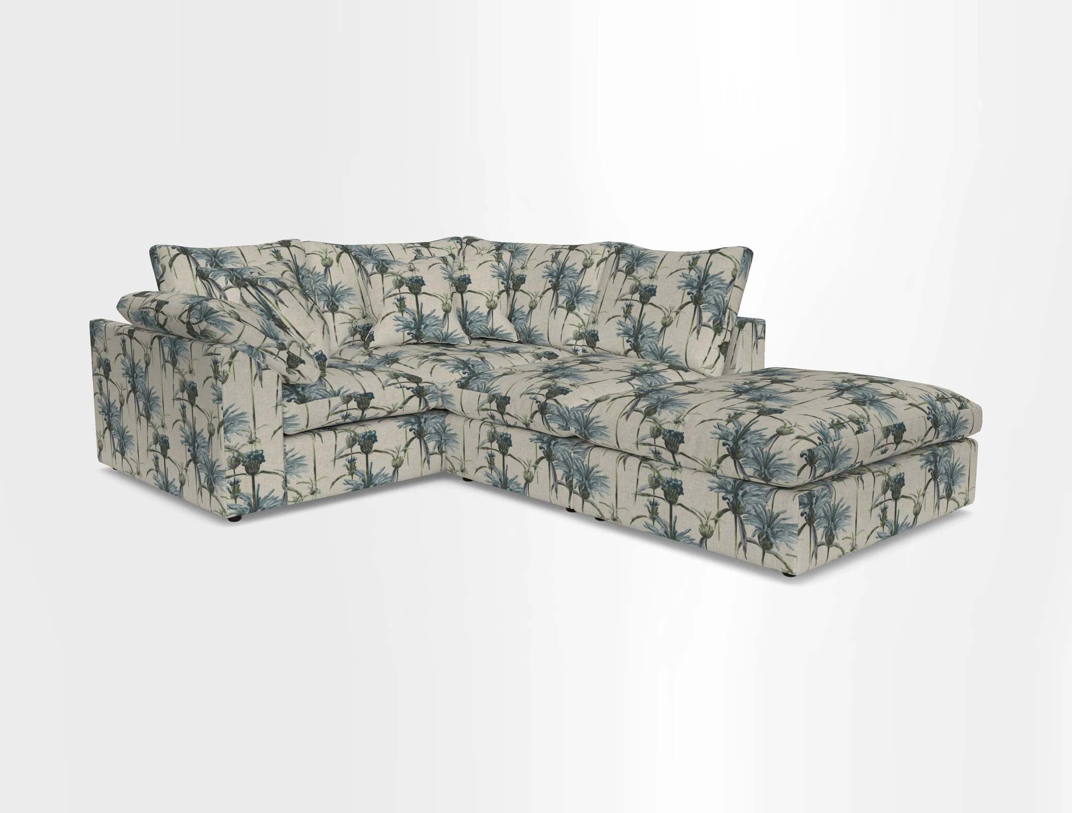 Big Softie Sloped Arm Small Corner Group LHF in Sahara Chalk