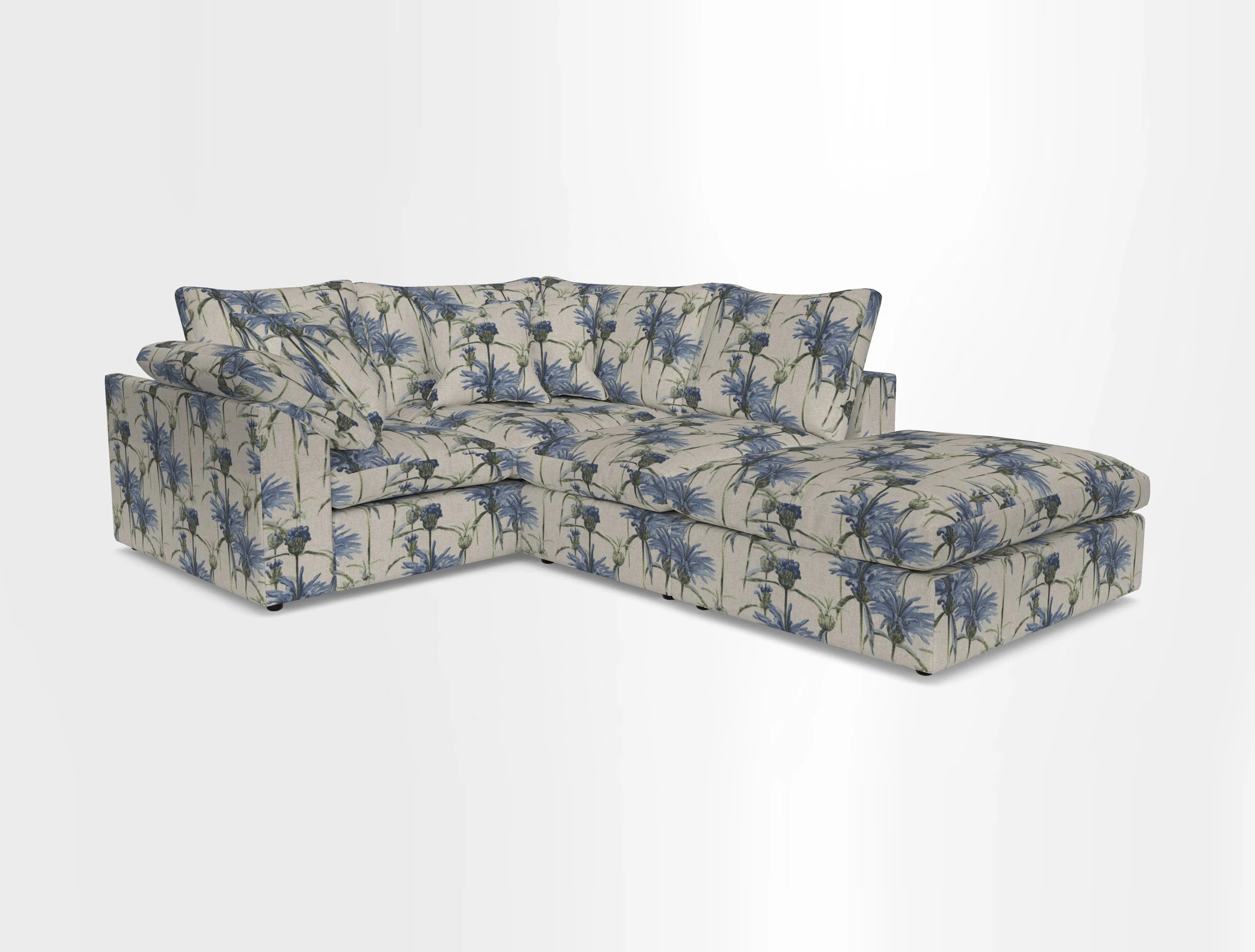 Big Softie Sloped Arm Small Corner Group LHF in Sahara Chalk