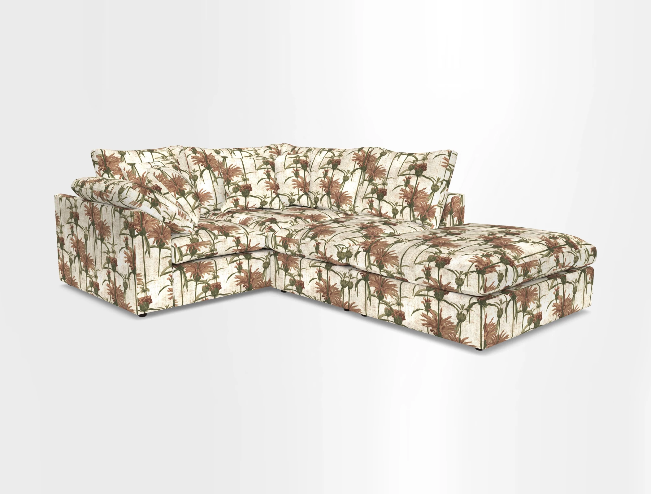 Big Softie Sloped Arm Small Corner Group LHF in Sahara Chalk