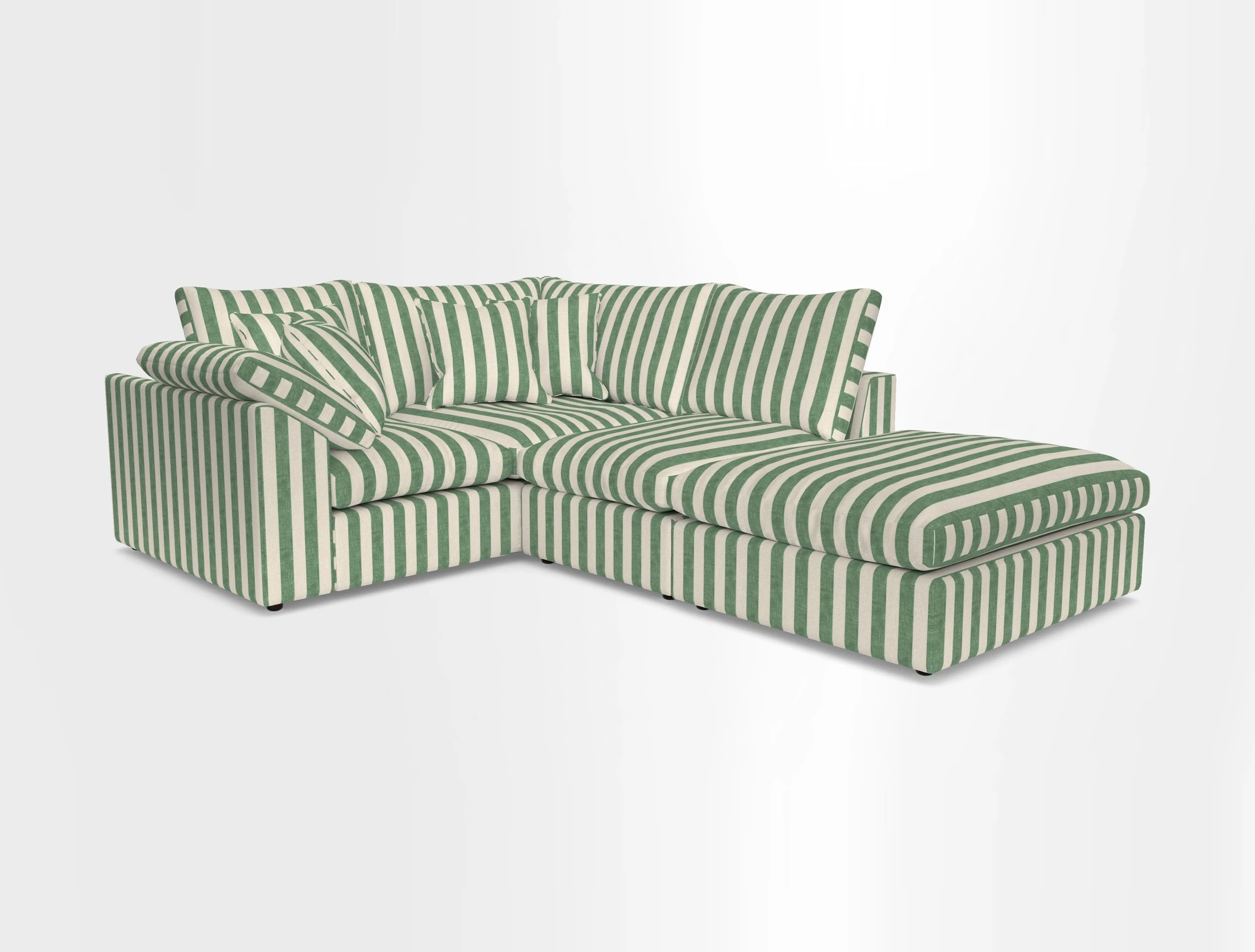 Big Softie Sloped Arm Small Corner Group LHF in Sahara Chalk
