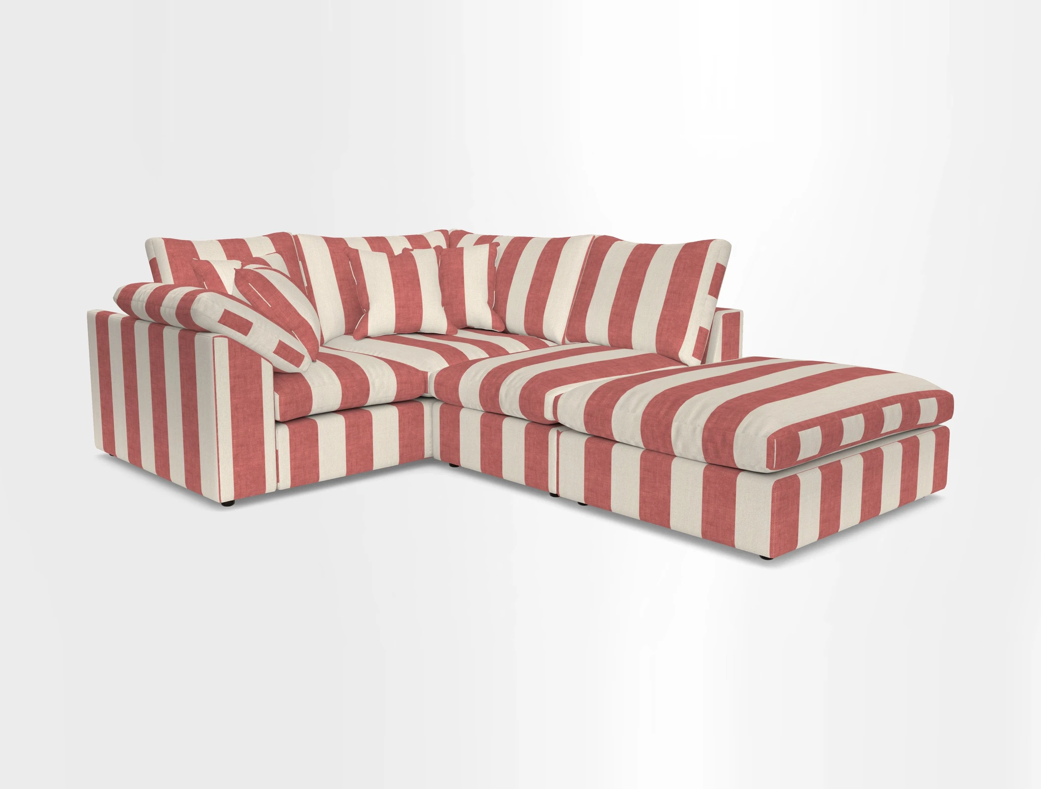 Big Softie Sloped Arm Small Corner Group LHF in Sahara Chalk
