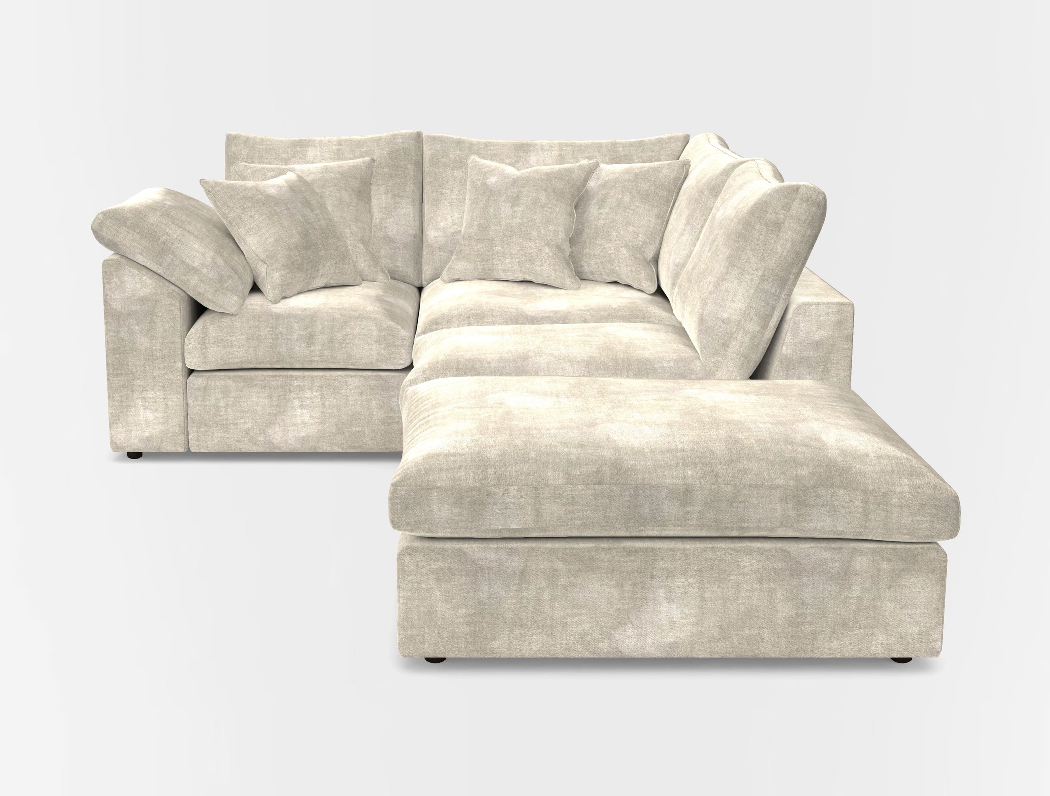 Big softie sloped arm front