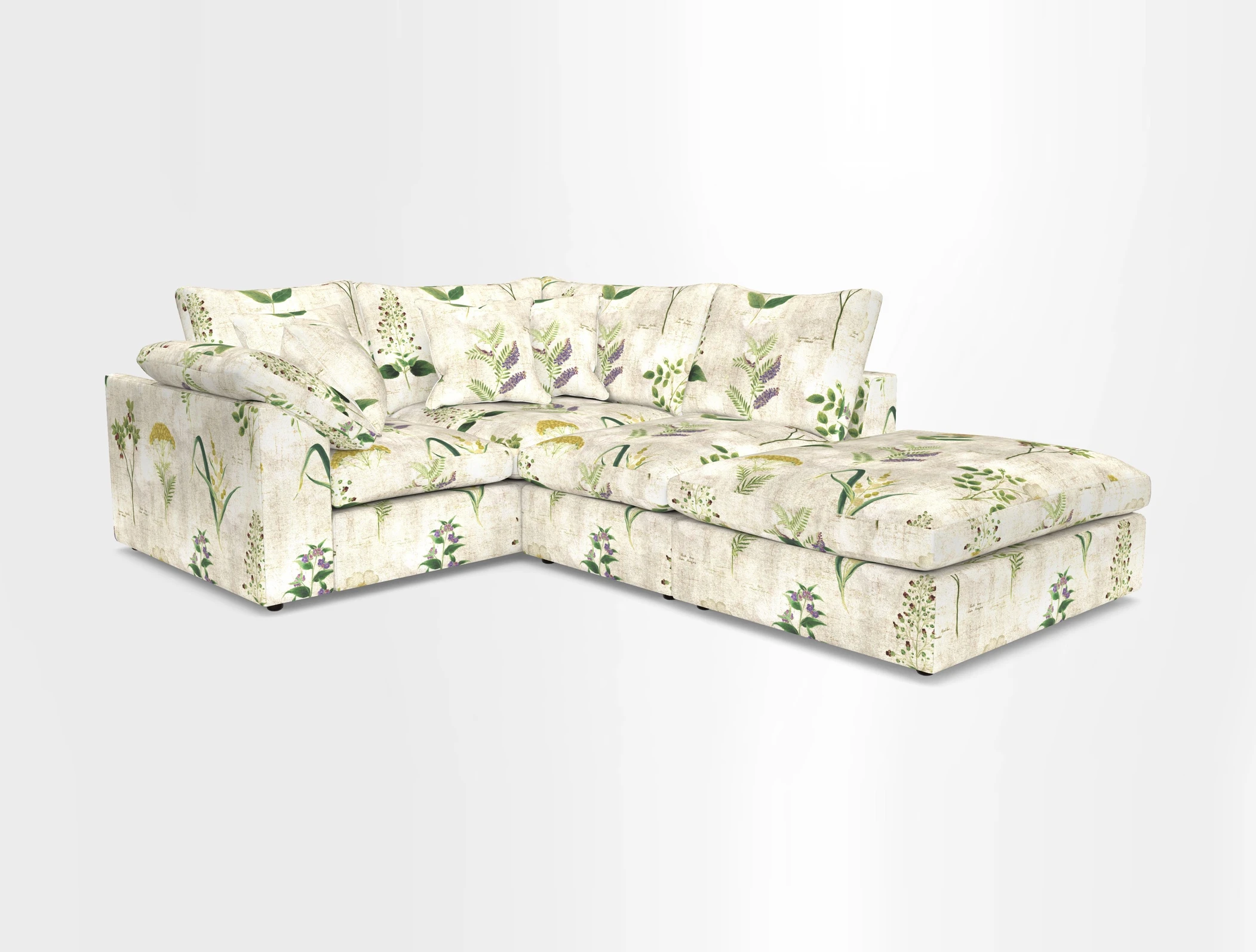 Big Softie Sloped Arm Small Corner Group LHF in Sahara Chalk