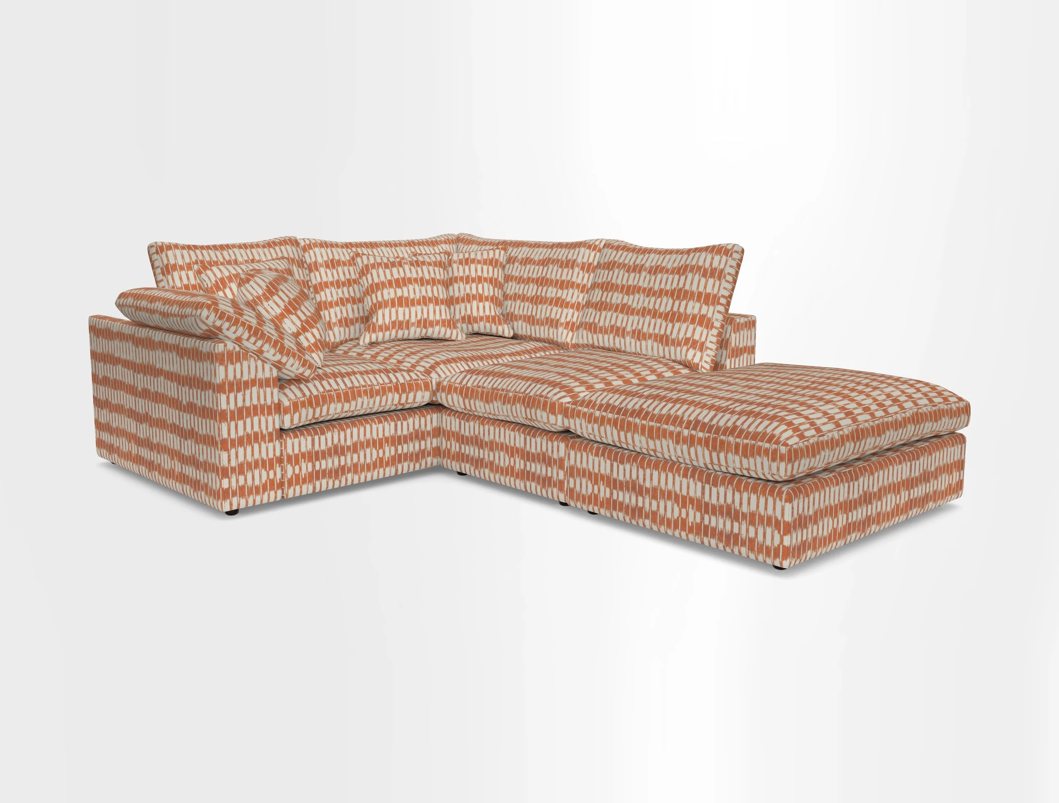 Big Softie Sloped Arm Small Corner Group LHF in Sahara Chalk