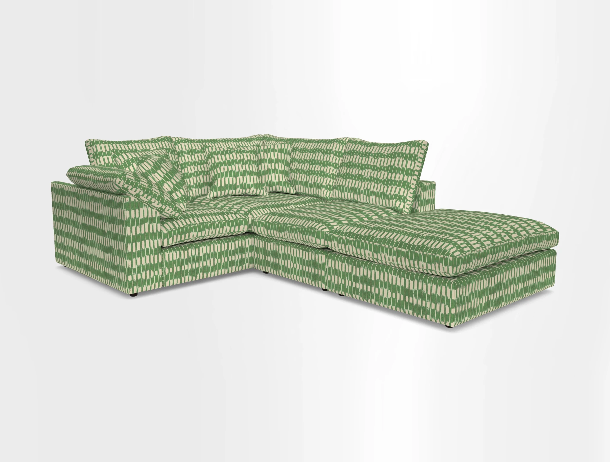 Big Softie Sloped Arm Small Corner Group LHF in Sahara Chalk