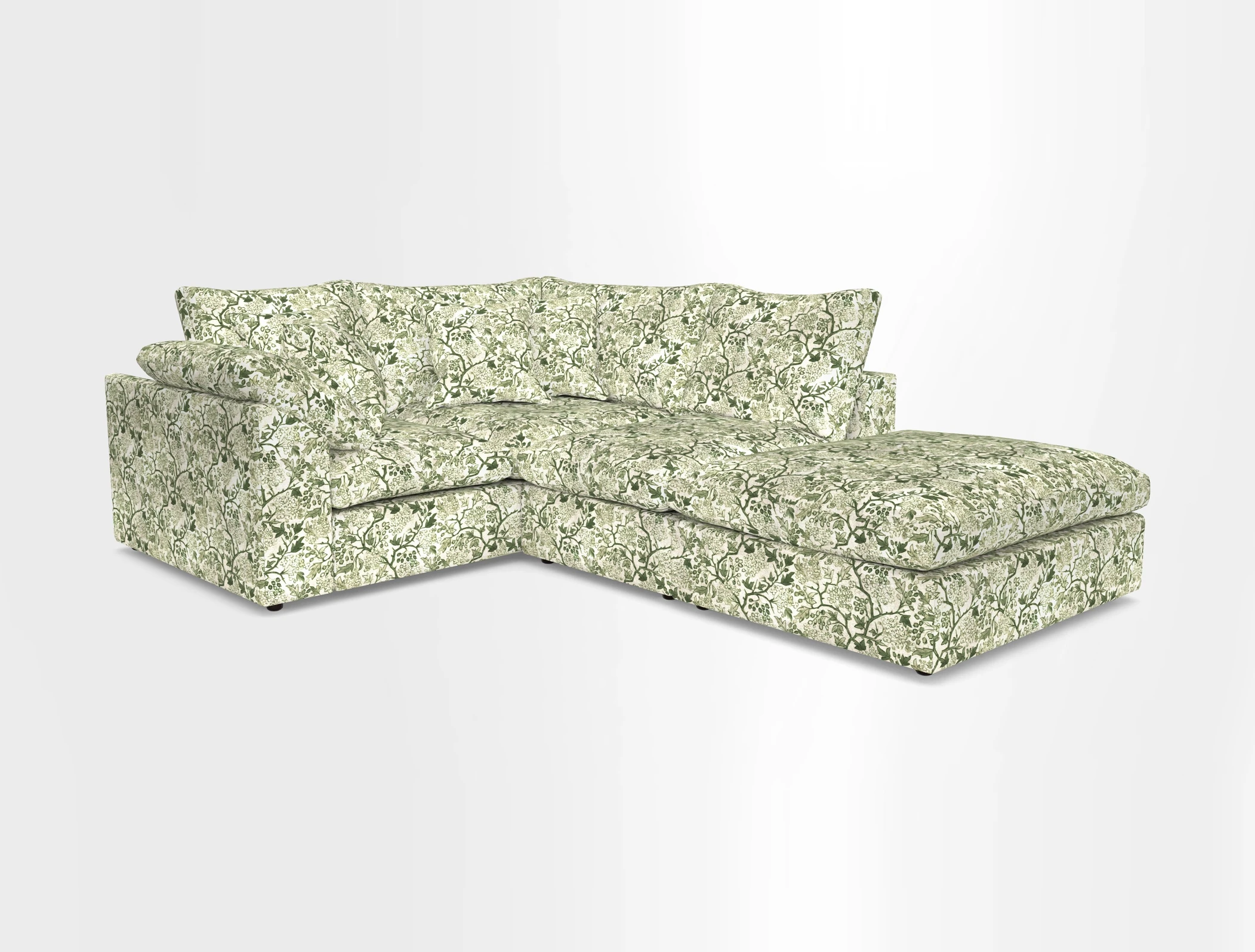 Big Softie Sloped Arm Small Corner Group LHF in Sahara Chalk