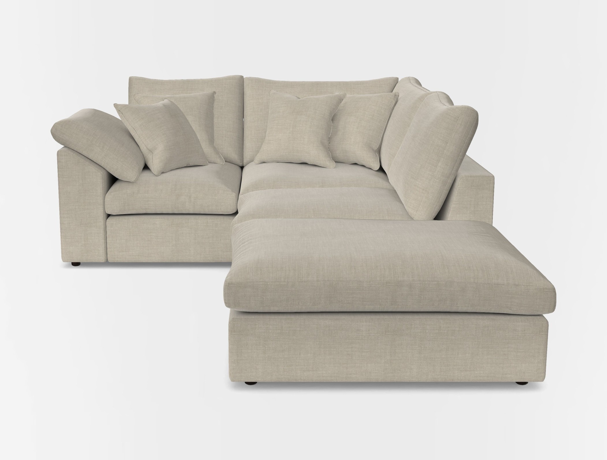 Big softie sloped arm front