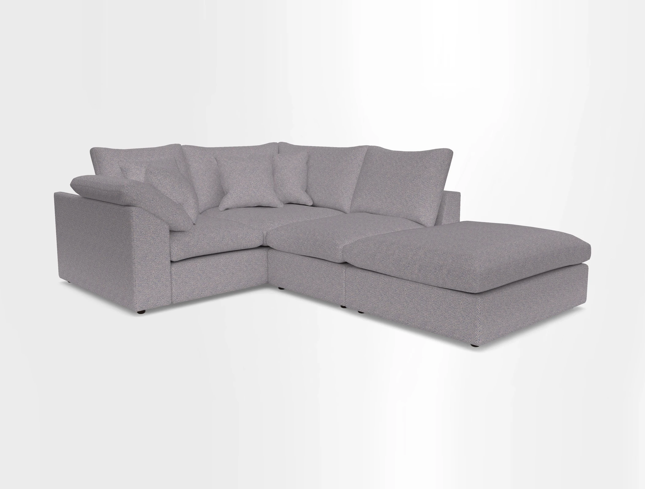 Big Softie Sloped Arm Small Corner Group LHF in Sahara Chalk