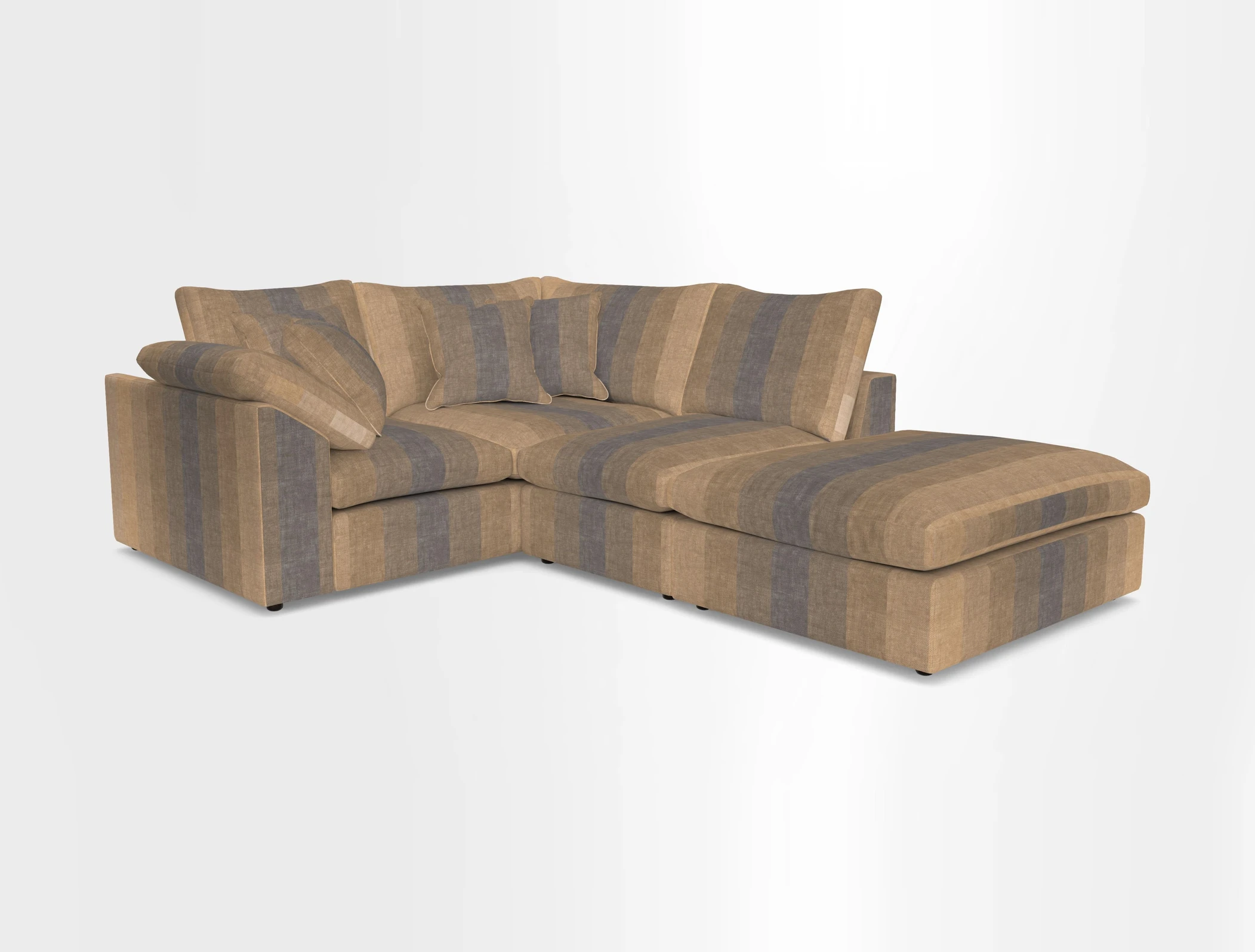 Big Softie Sloped Arm Small Corner Group LHF in Sahara Chalk