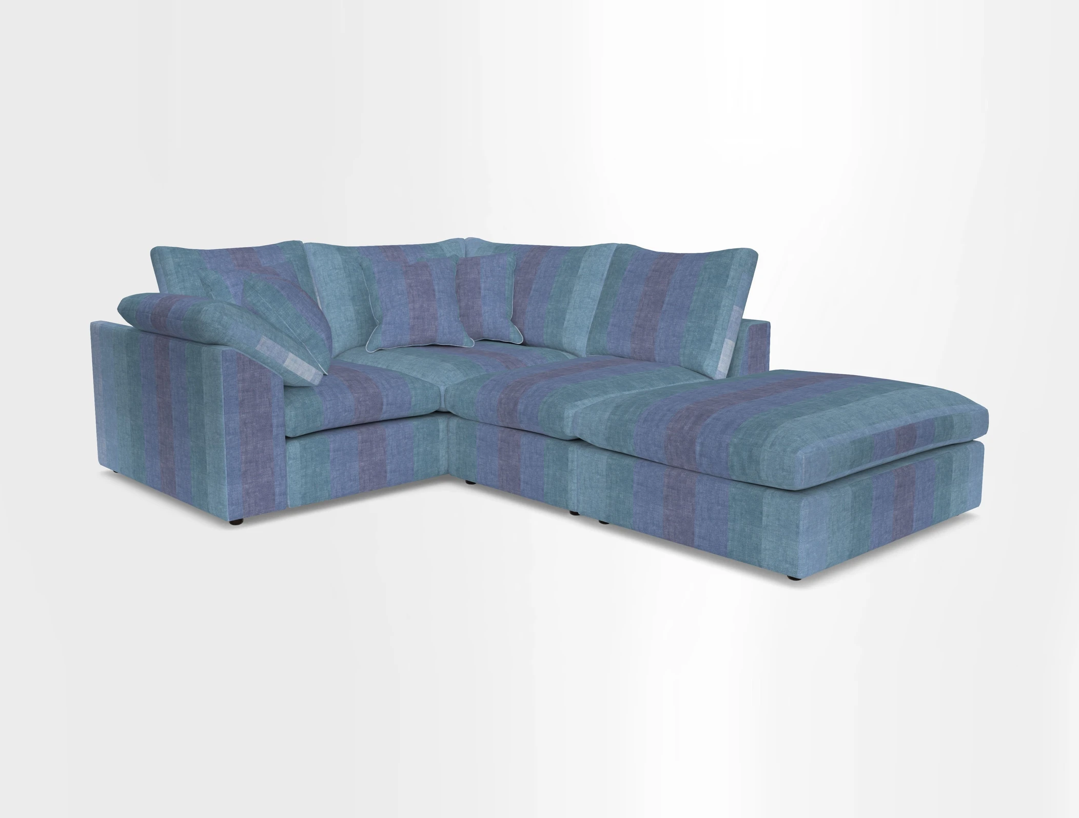 Big Softie Sloped Arm Small Corner Group LHF in Sahara Chalk