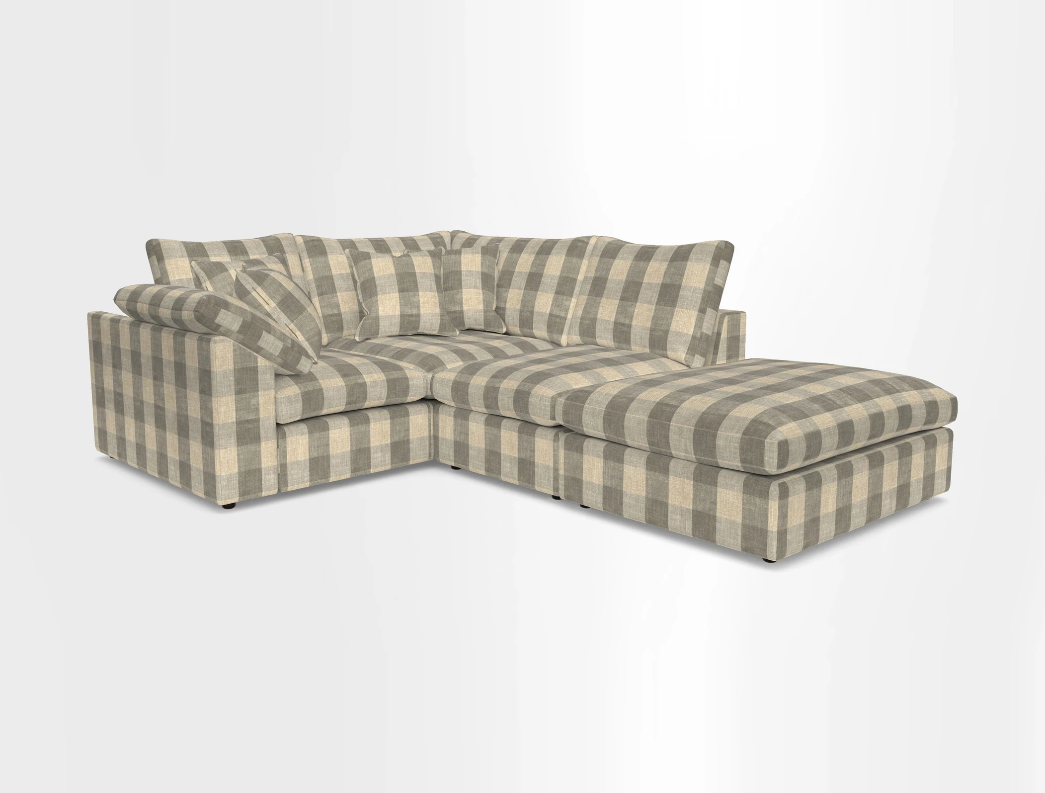 Big Softie Sloped Arm Small Corner Group LHF in Sahara Chalk