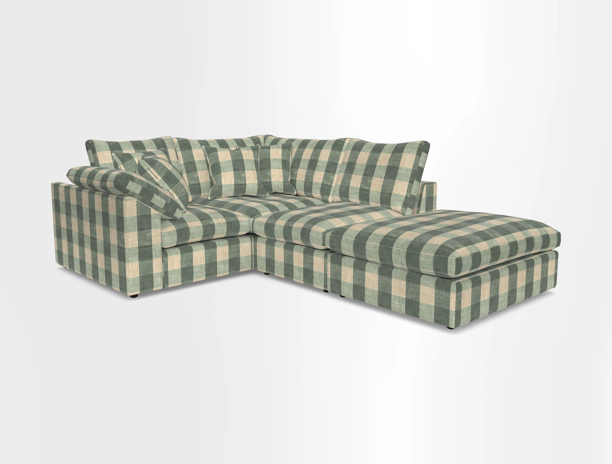Big Softie Sloped Arm Small Corner Group LHF in Sahara Chalk