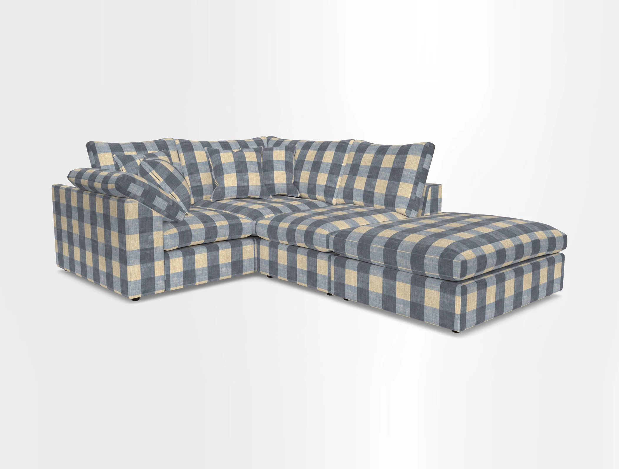 Big Softie Sloped Arm Small Corner Group LHF in Sahara Chalk
