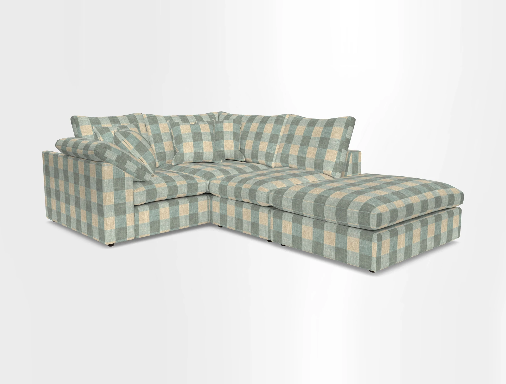 Big Softie Sloped Arm Small Corner Group LHF in Sahara Chalk