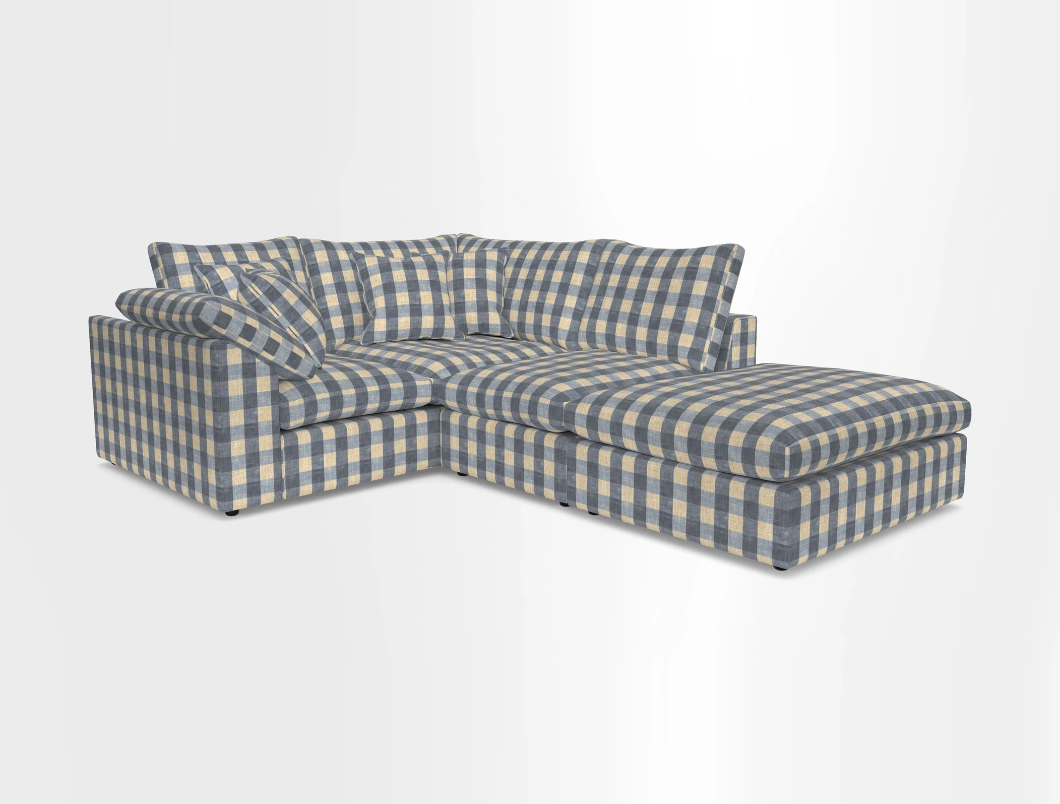 Big Softie Sloped Arm Small Corner Group LHF in Sahara Chalk