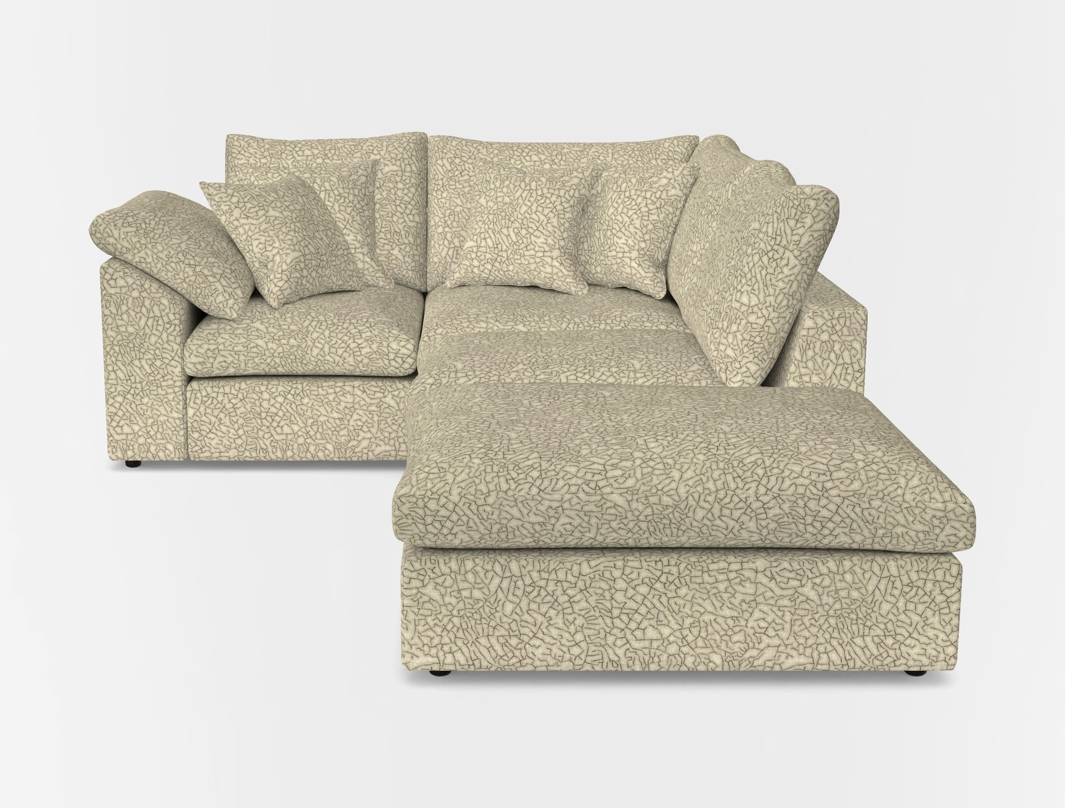 Big softie sloped arm front