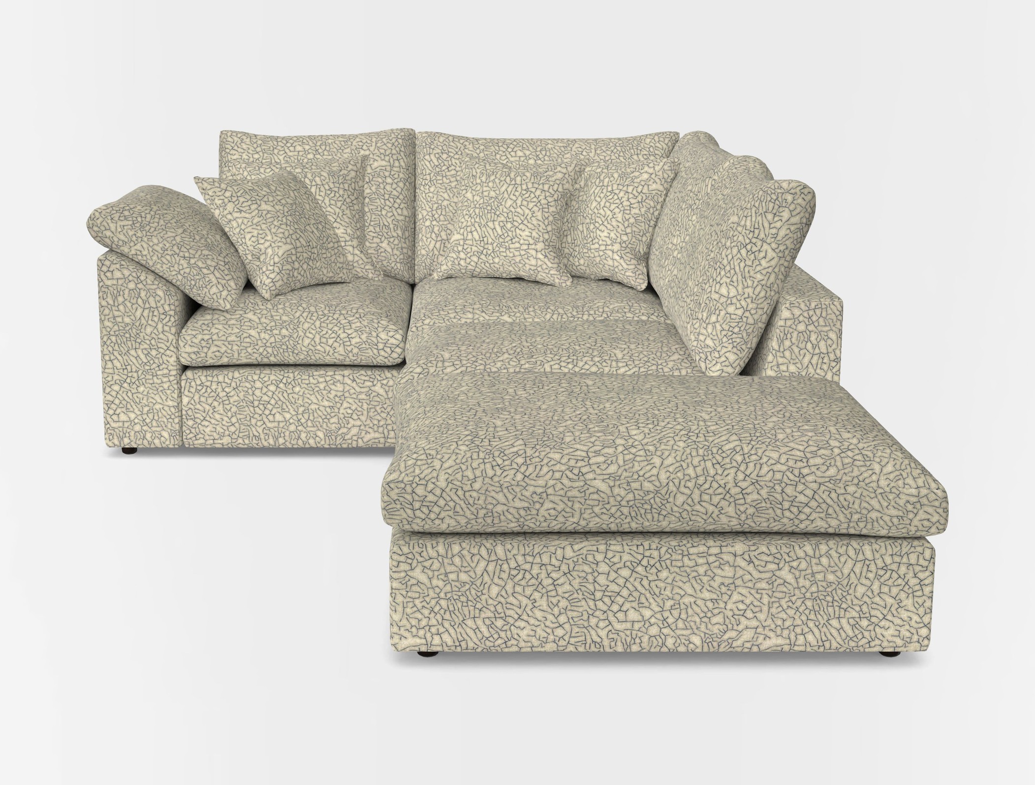 Big softie sloped arm front