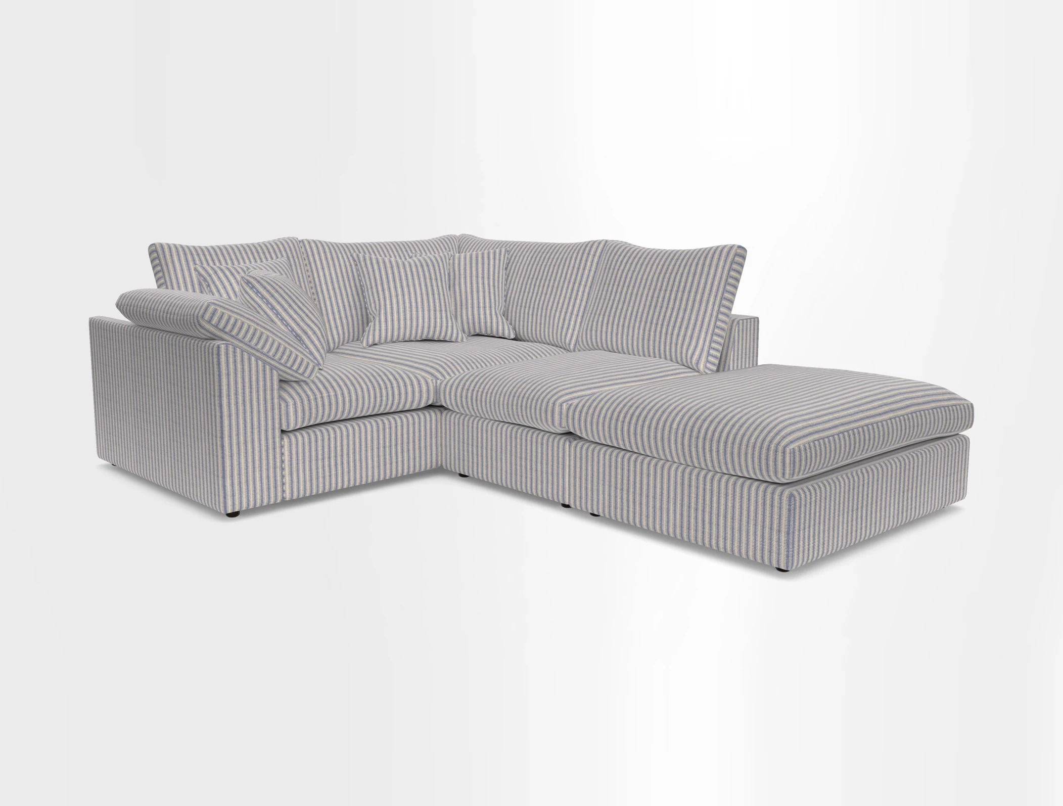 Big Softie Sloped Arm Small Corner Group LHF in Sahara Chalk