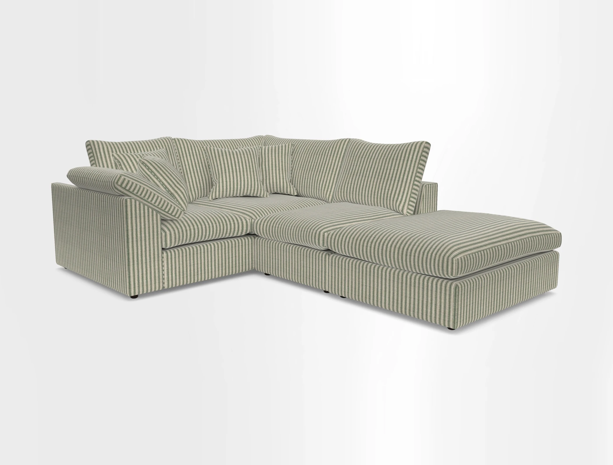 Big Softie Sloped Arm Small Corner Group LHF in Sahara Chalk