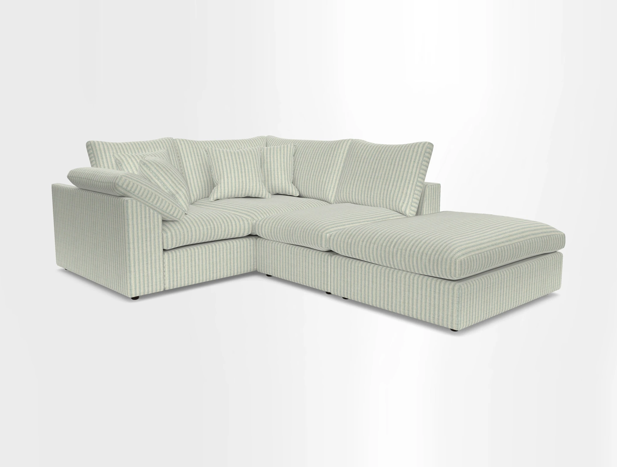 Big Softie Sloped Arm Small Corner Group LHF in Sahara Chalk