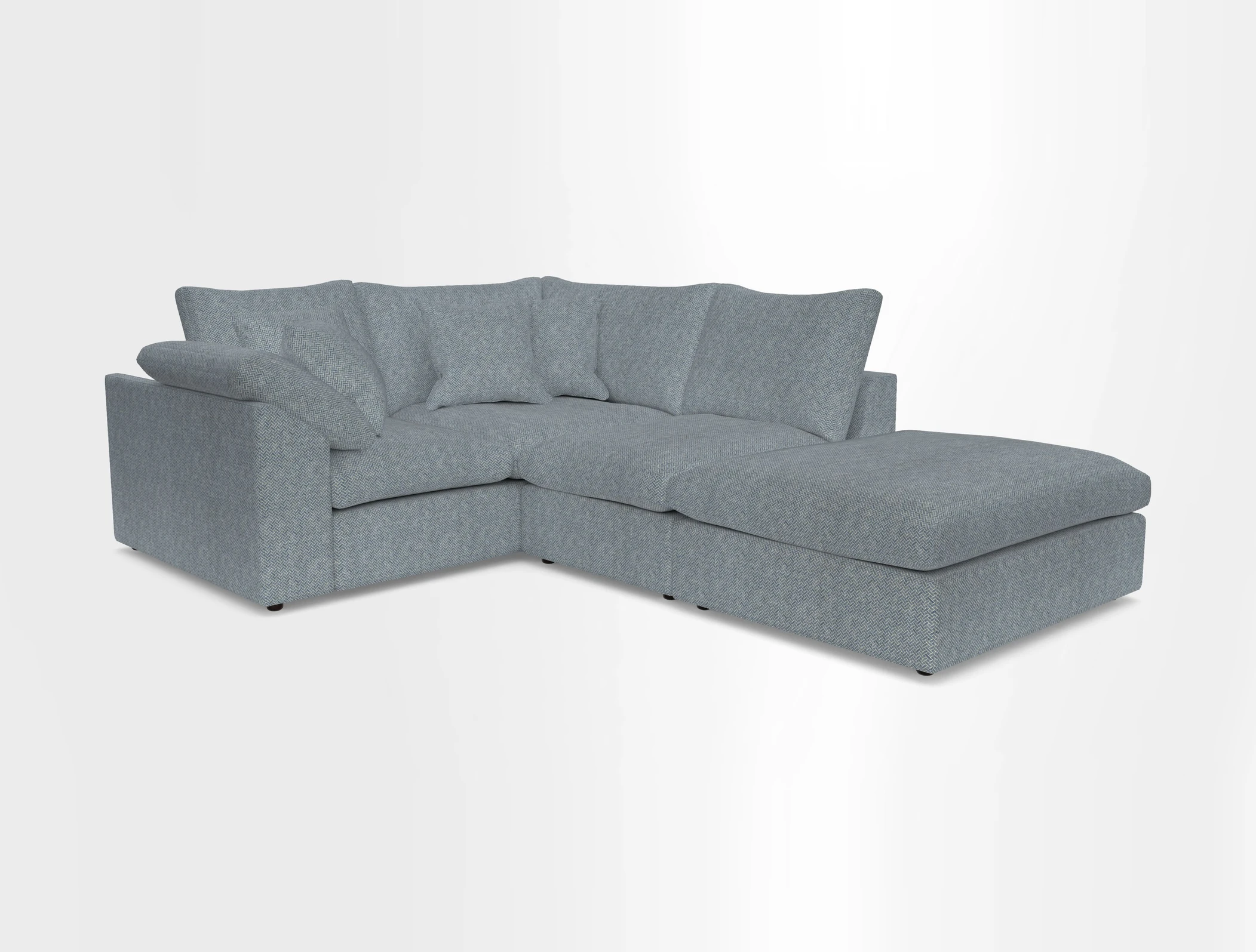 Big Softie Sloped Arm Small Corner Group LHF in Sahara Chalk