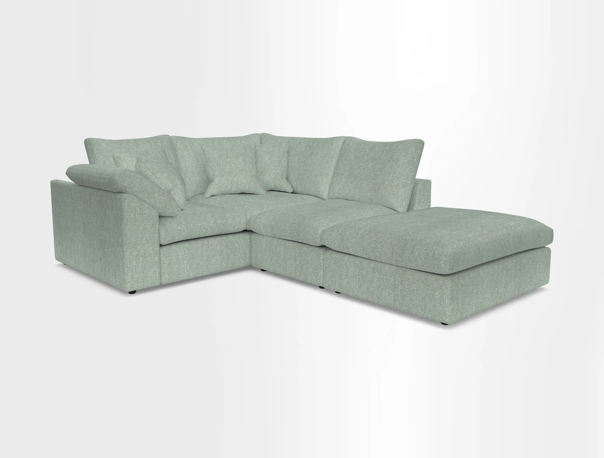 Big Softie Sloped Arm Small Corner Group LHF in Sahara Chalk