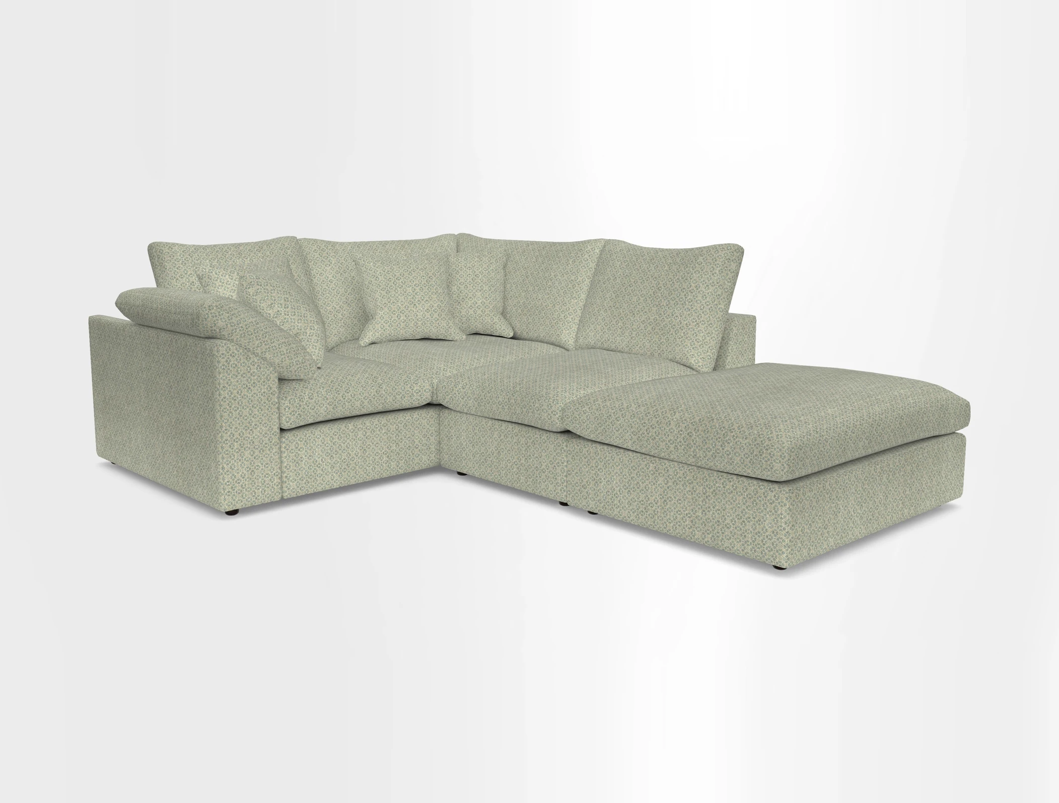 Big Softie Sloped Arm Small Corner Group LHF in Sahara Chalk