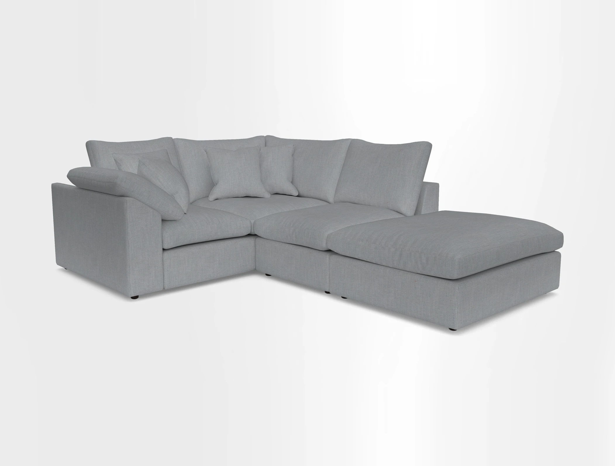 Big Softie Sloped Arm Small Corner Group LHF in Sahara Chalk