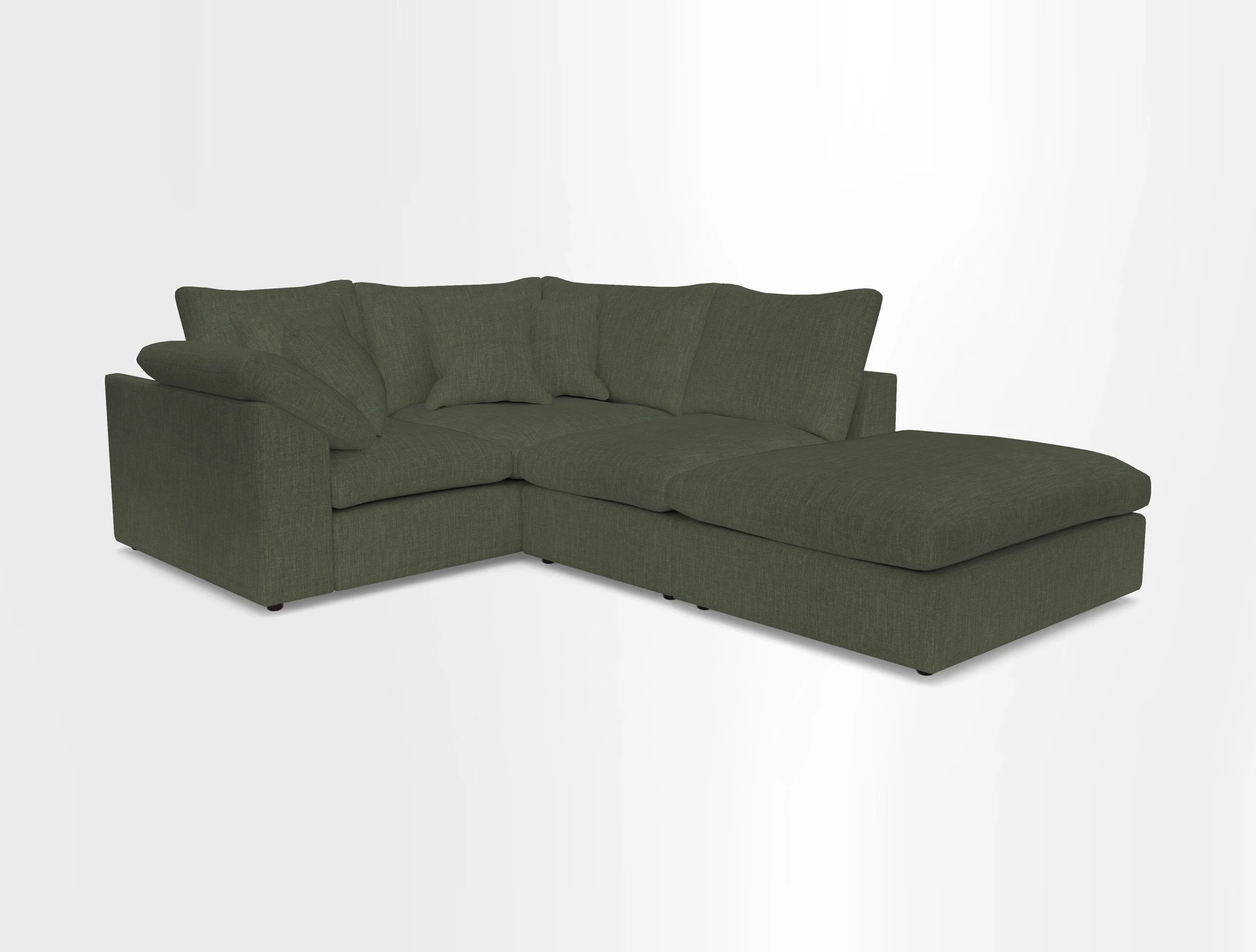 Big Softie Sloped Arm Small Corner Group LHF in Sahara Chalk