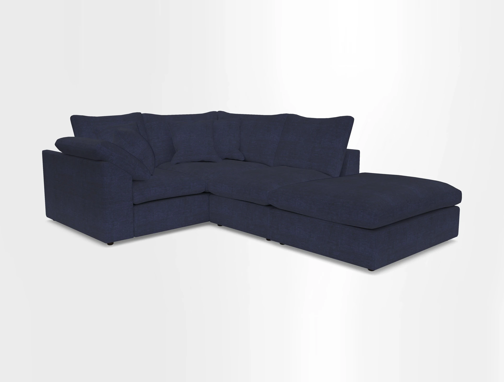 Big Softie Sloped Arm Small Corner Group LHF in Sahara Chalk